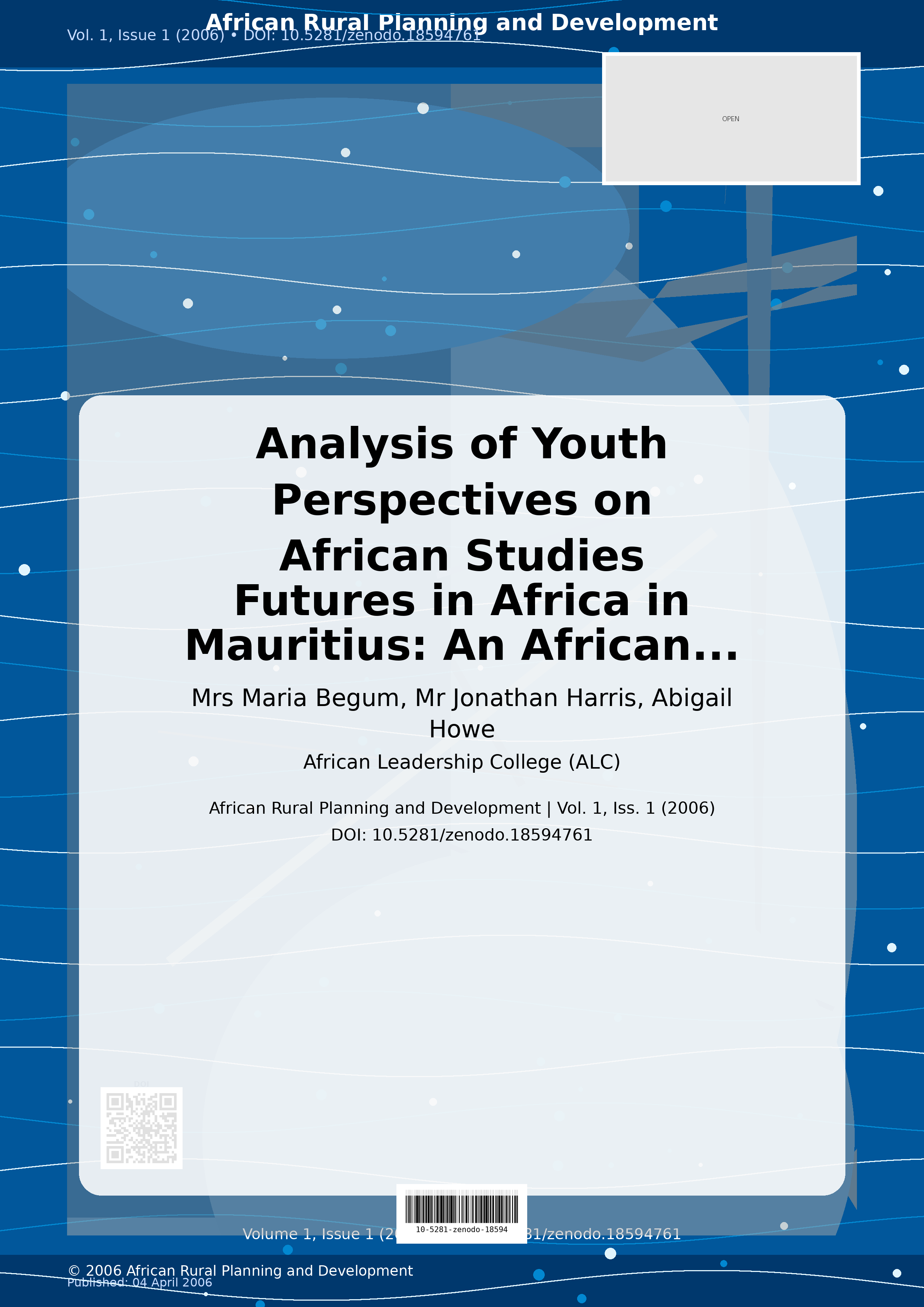 Cover image for: Analysis of Youth Perspectives on African Studies Futures in