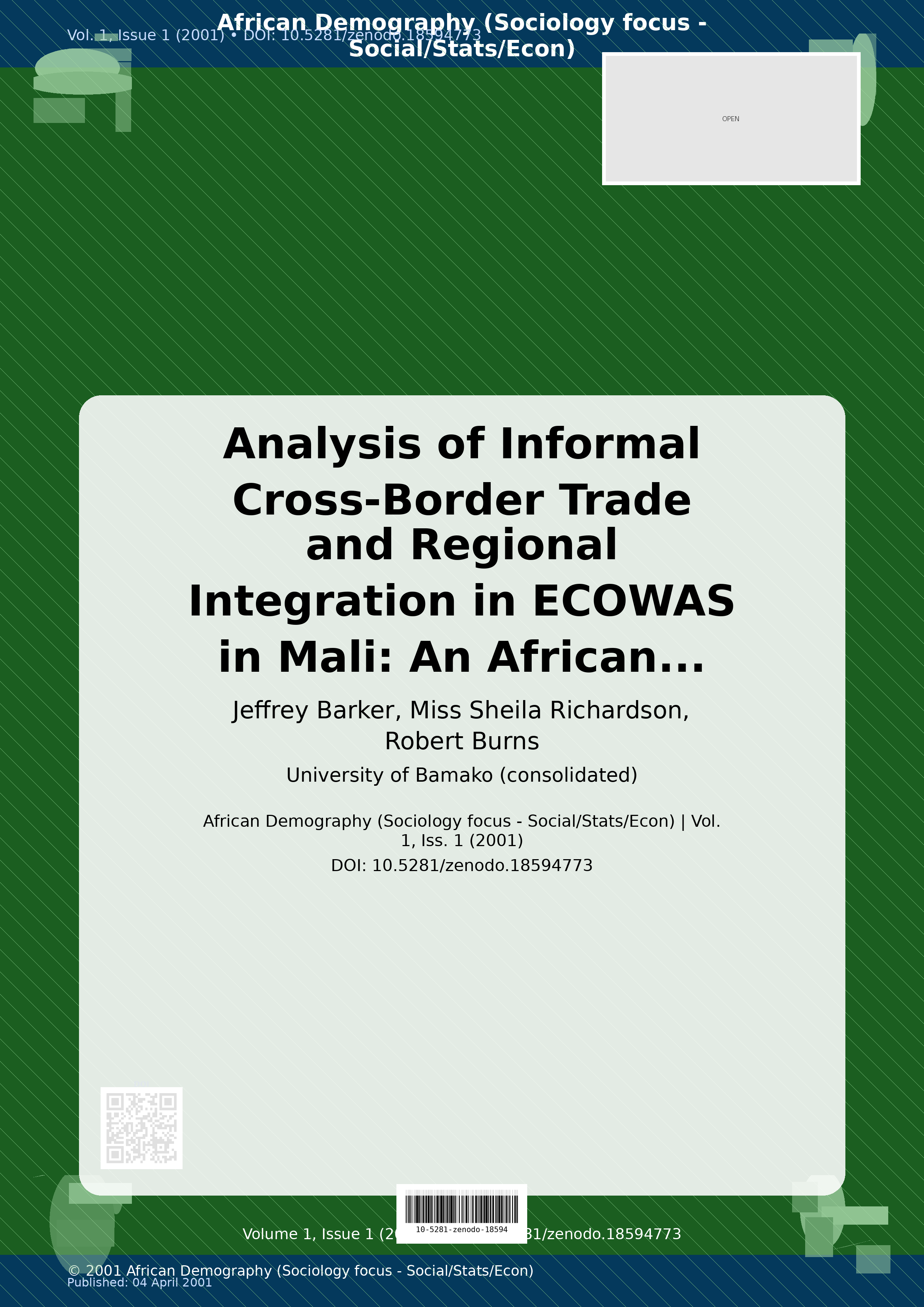 Cover image for: Analysis of Informal Cross-Border Trade and Regional Integra