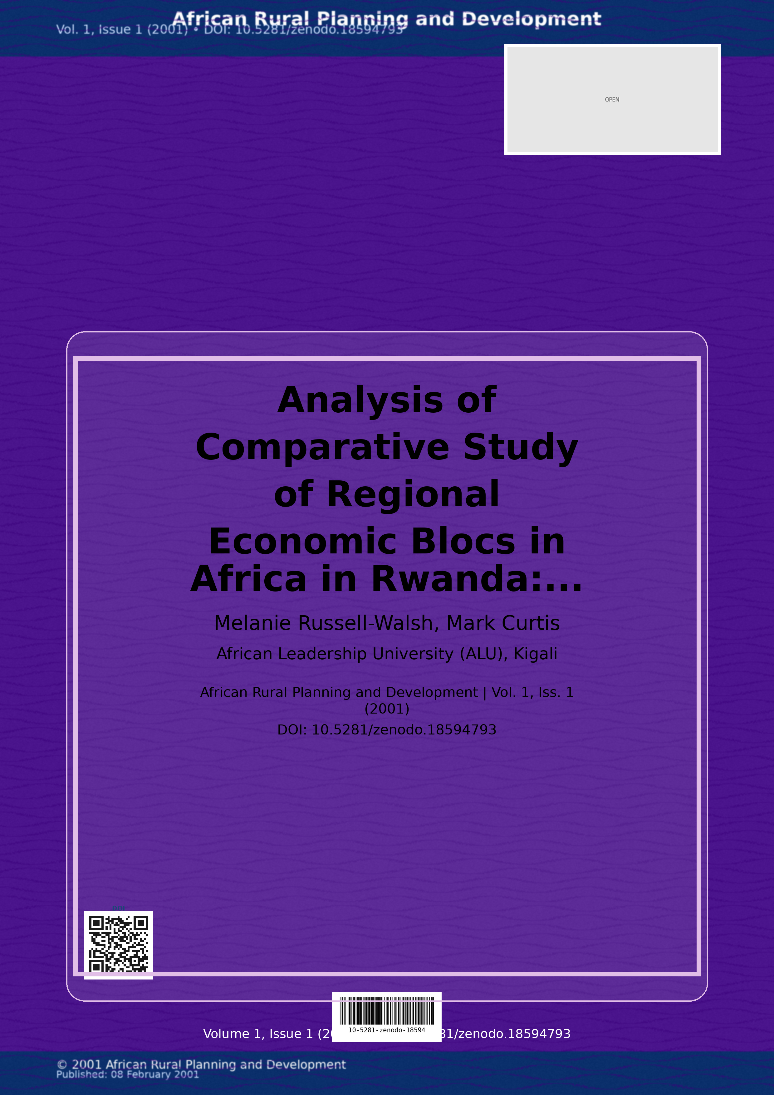 Cover image for: Analysis of Comparative Study of Regional Economic Blocs in 