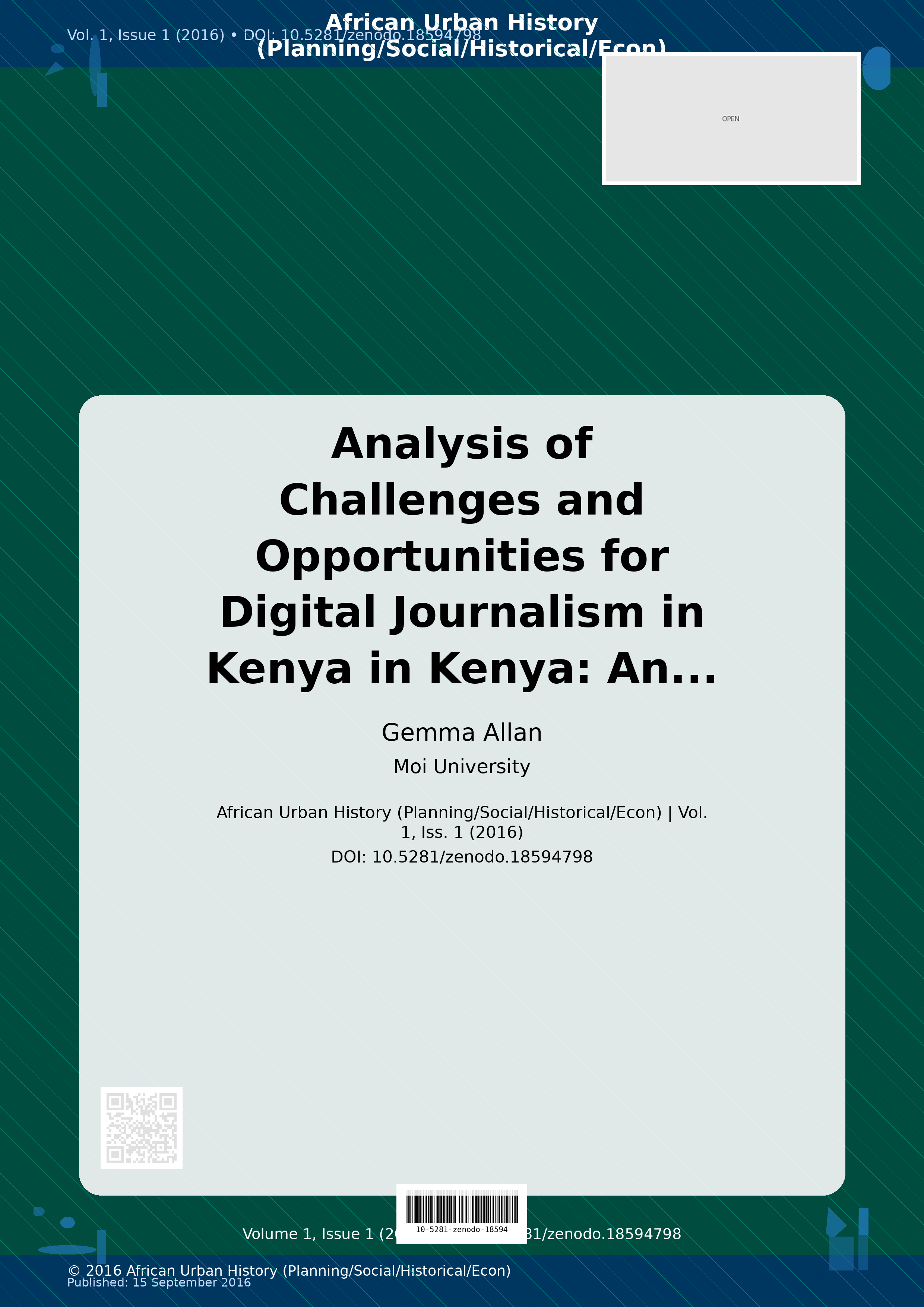 Cover image for: Analysis of Challenges and Opportunities for Digital Journal