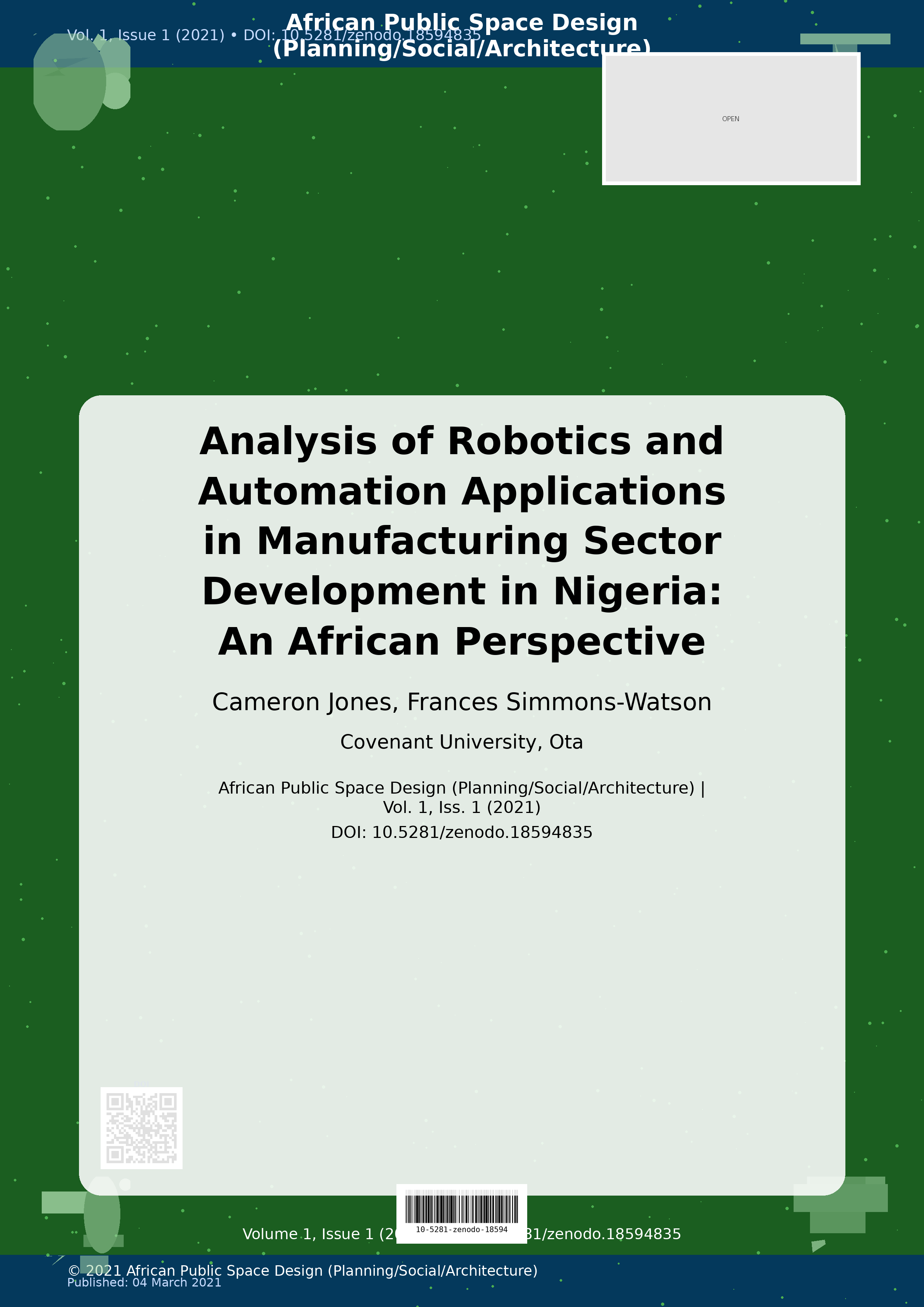 Cover image for: Analysis of Robotics and Automation Applications in Manufact