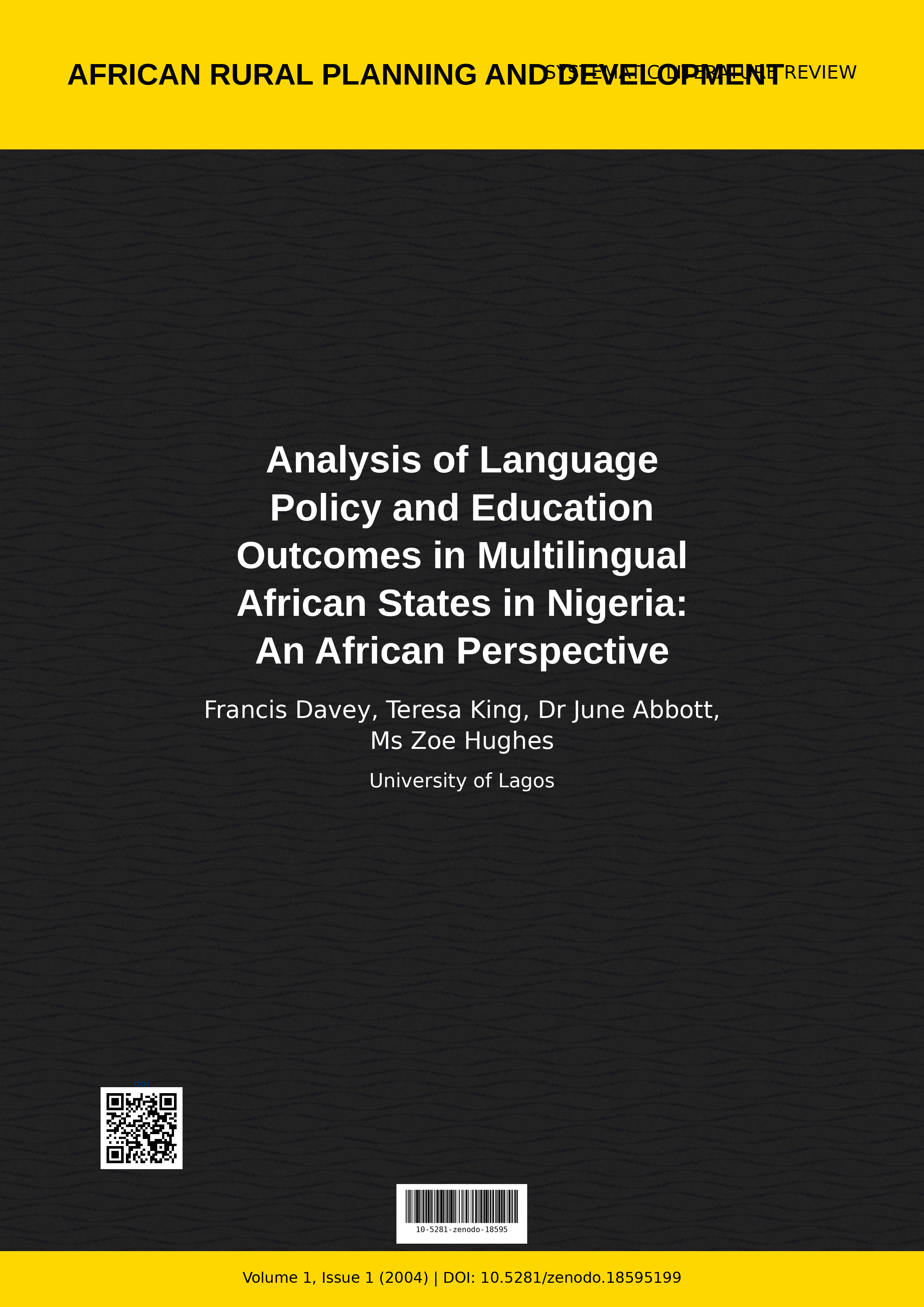 Cover image for: Analysis of Language Policy and Education Outcomes in Multil
