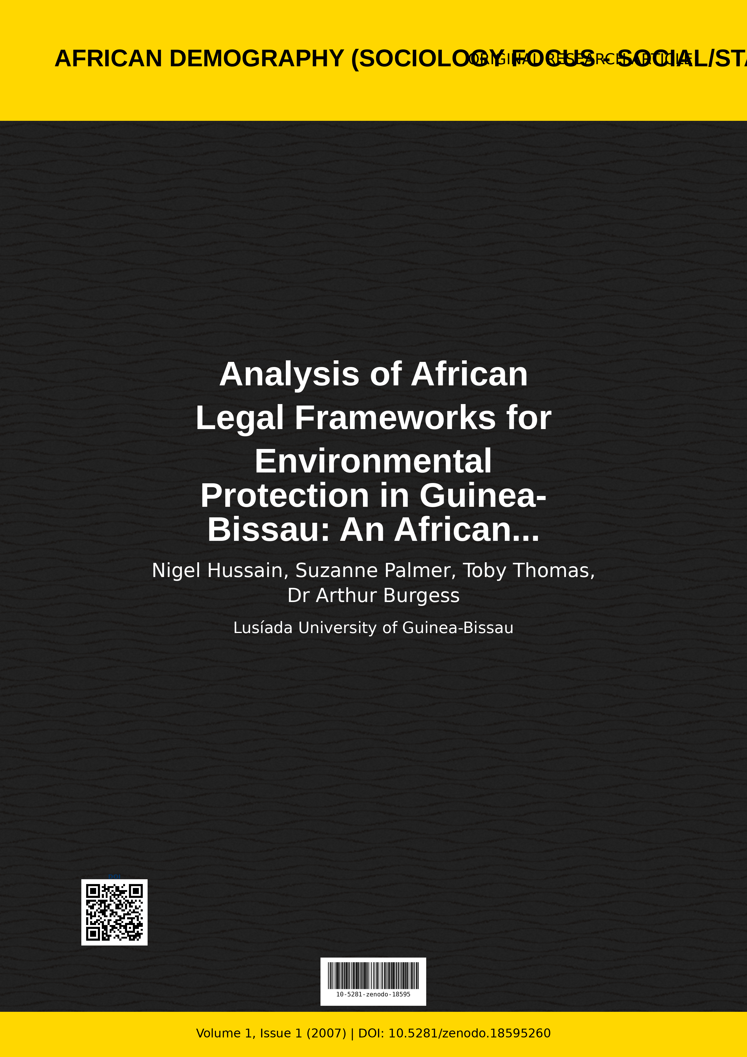 Cover image for: Analysis of African Legal Frameworks for Environmental Prote