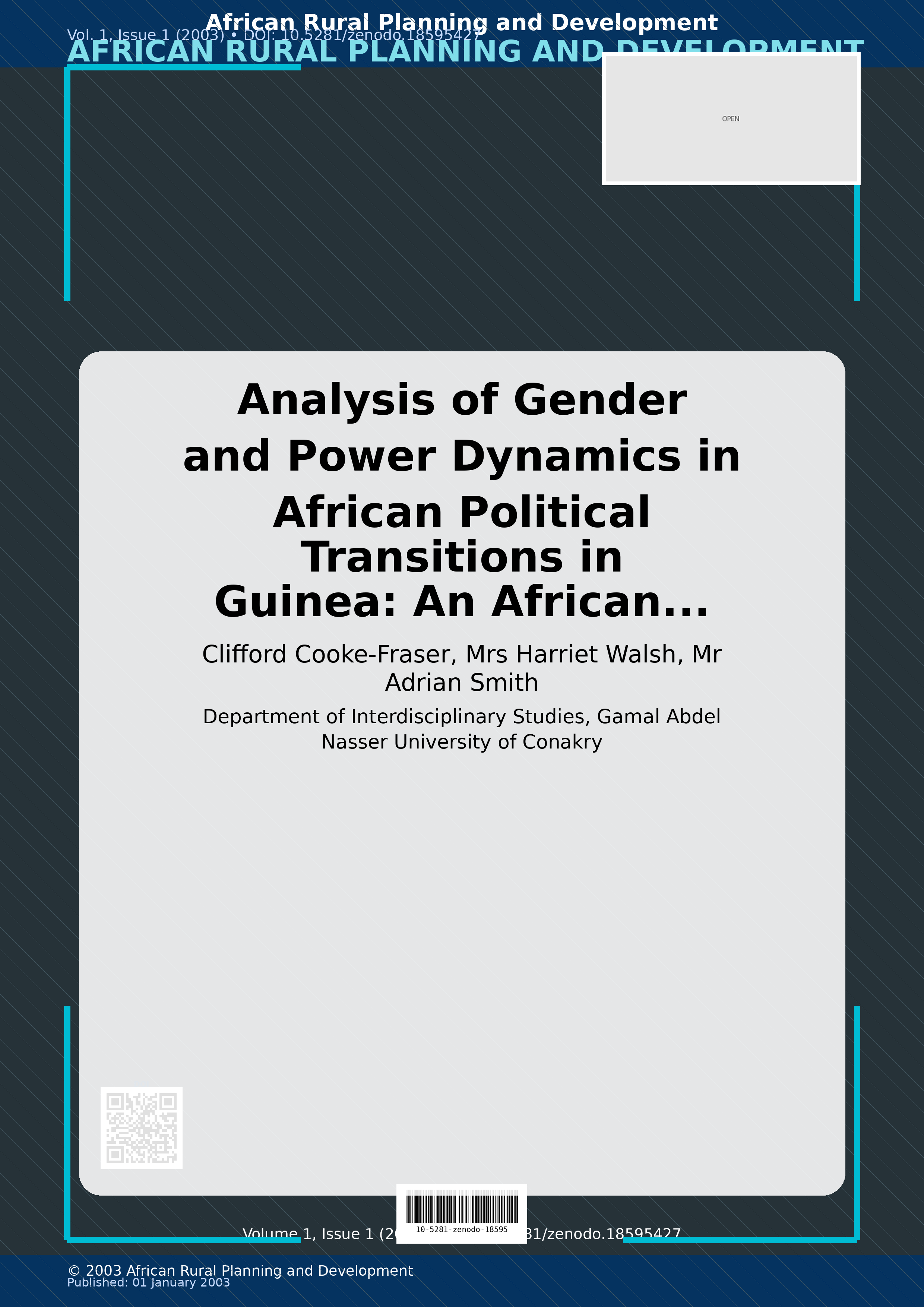 Cover image for: Analysis of Gender and Power Dynamics in African Political T