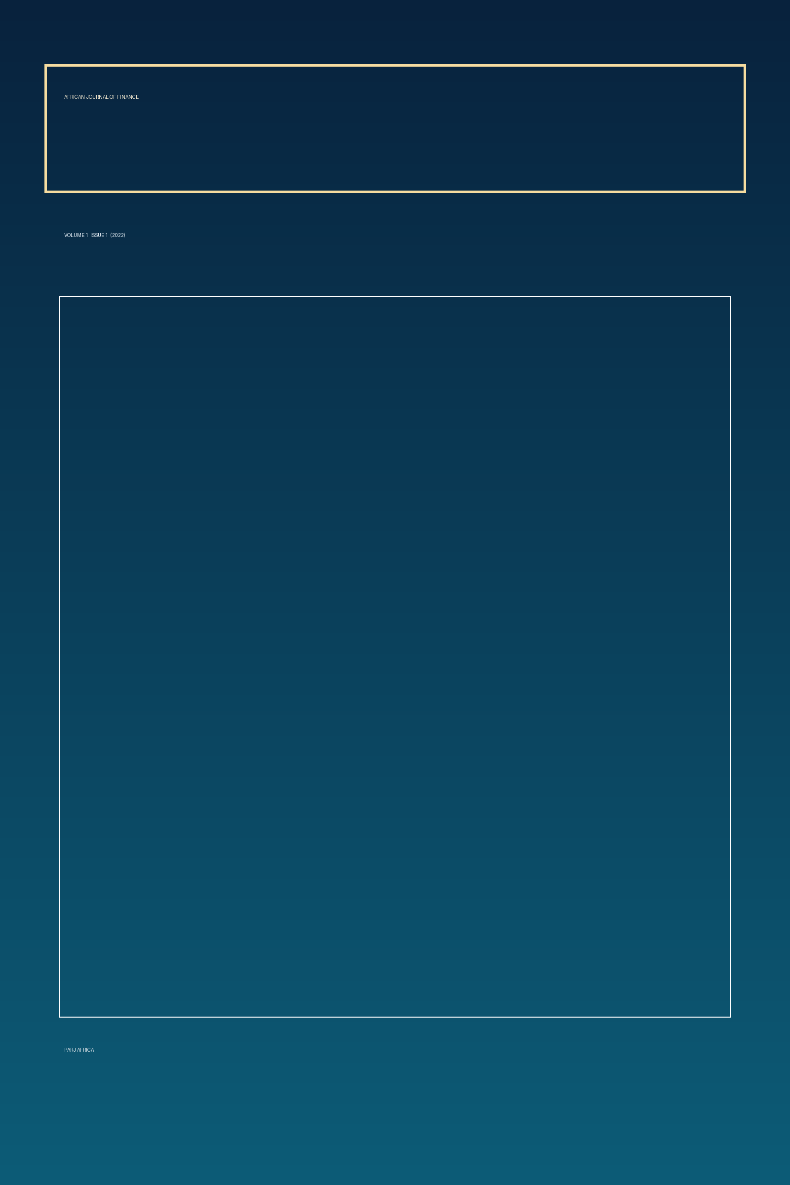 Vol. 1 No. 1 (2022) cover