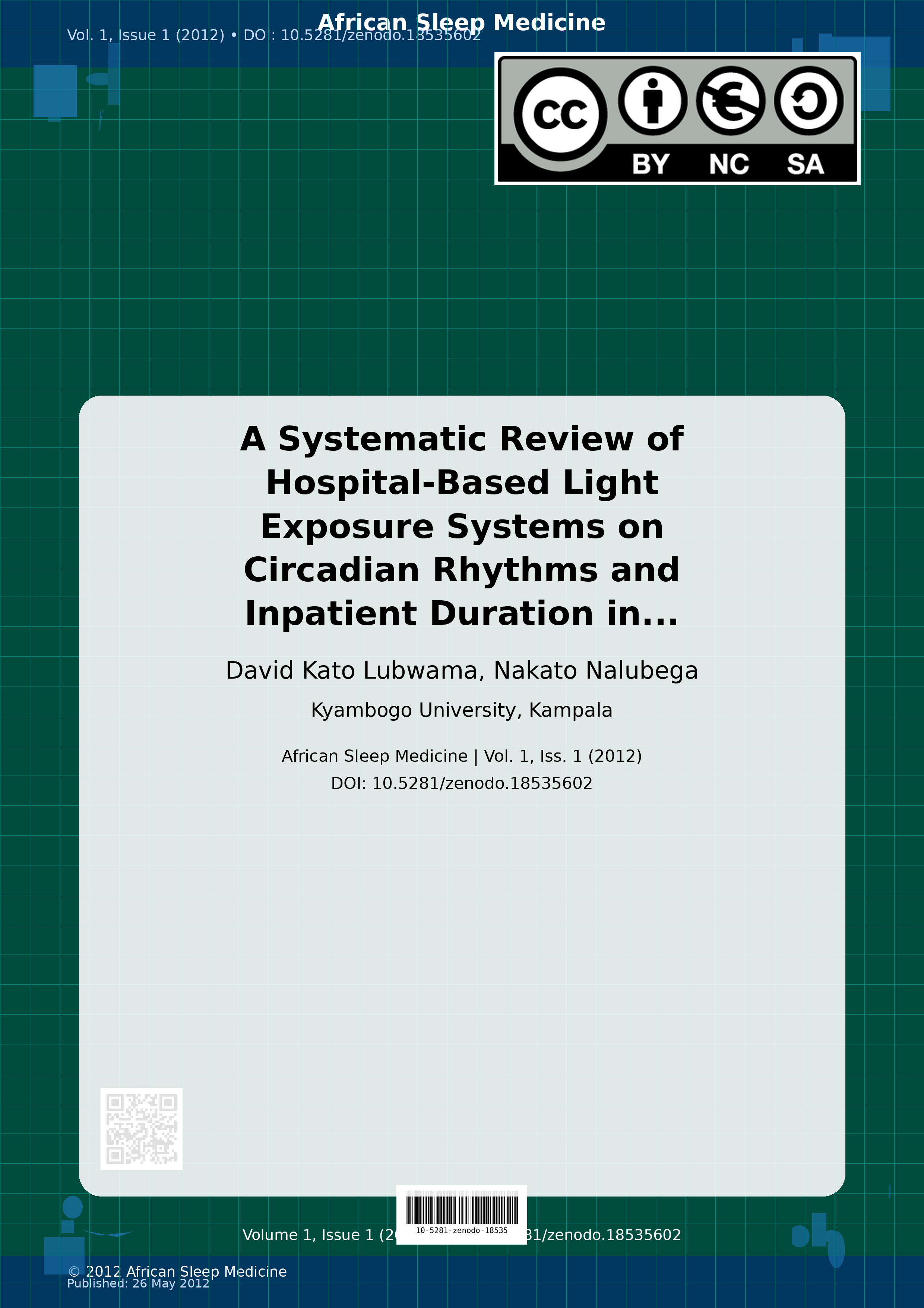 Cover image for: A Systematic Review of Hospital-Based Light Exposure Systems