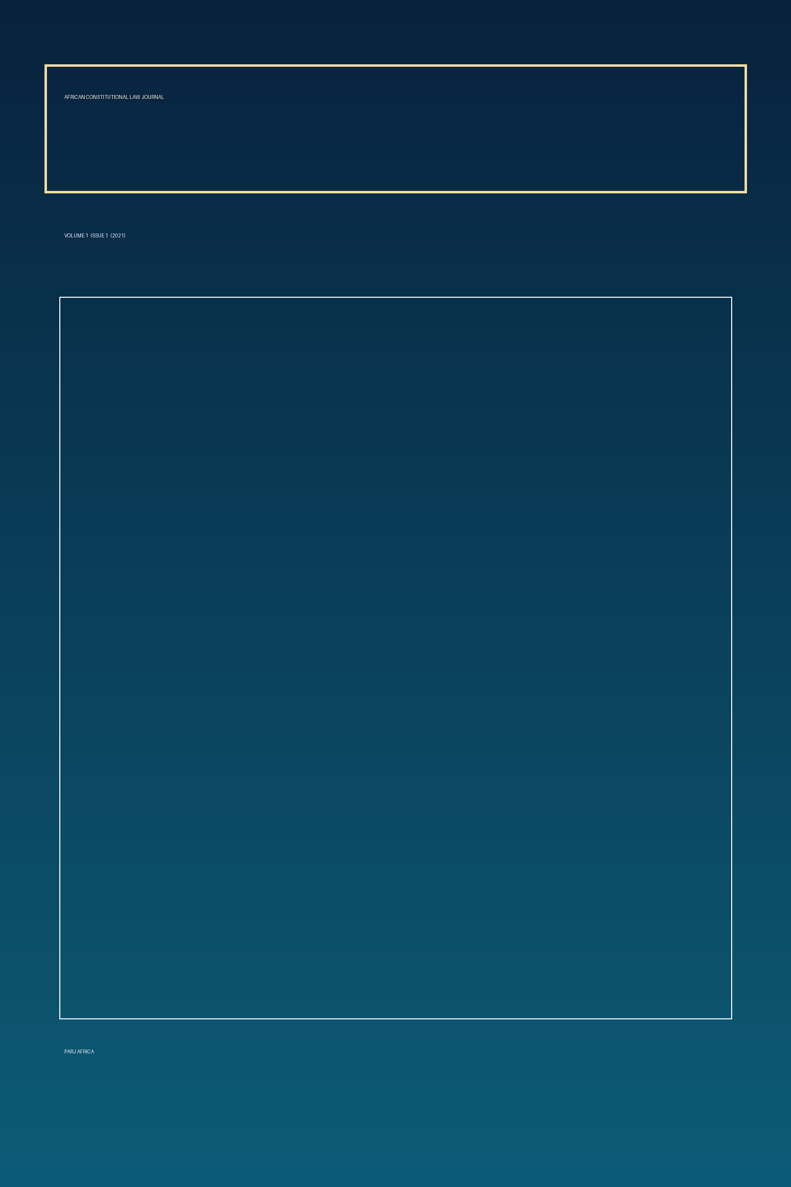 Vol. 1 No. 1 (2021) cover