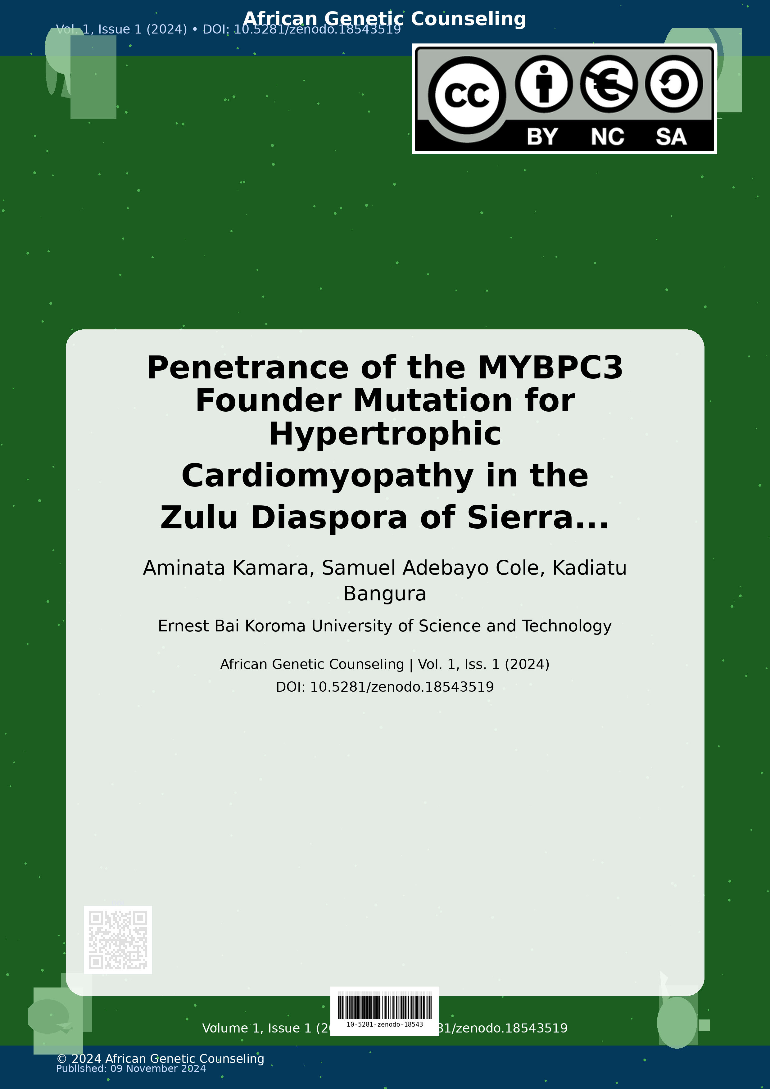 Cover image for: Penetrance of the MYBPC3 Founder Mutation for Hypertrophic C