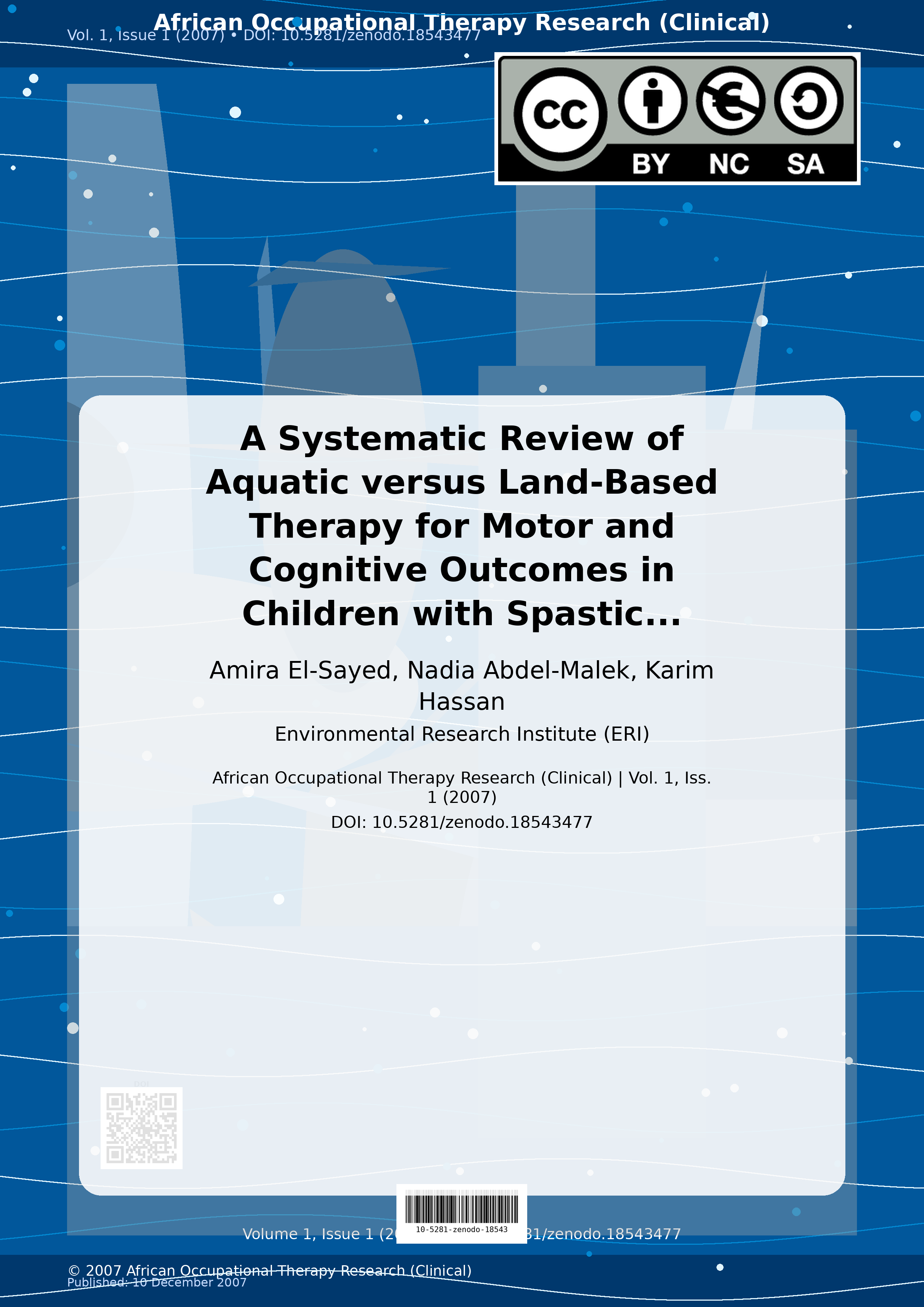 Cover image for: A Systematic Review of Aquatic versus Land-Based Therapy for
