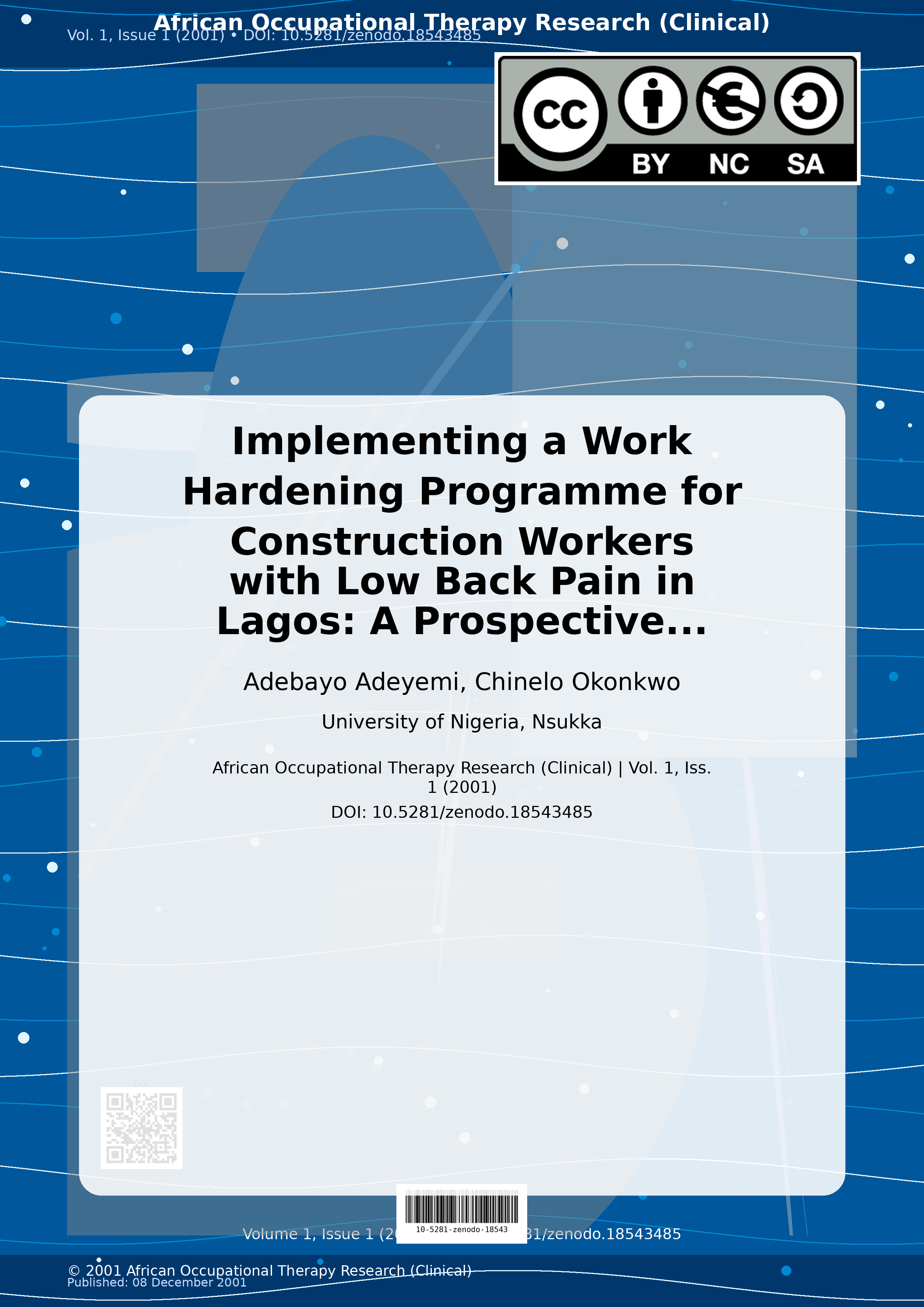 Cover image for: Implementing a Work Hardening Programme for Construction Wor