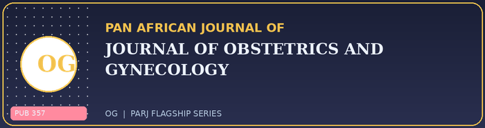 Pan African Journal logo for African Journal of Obstetrics and Gynecology
