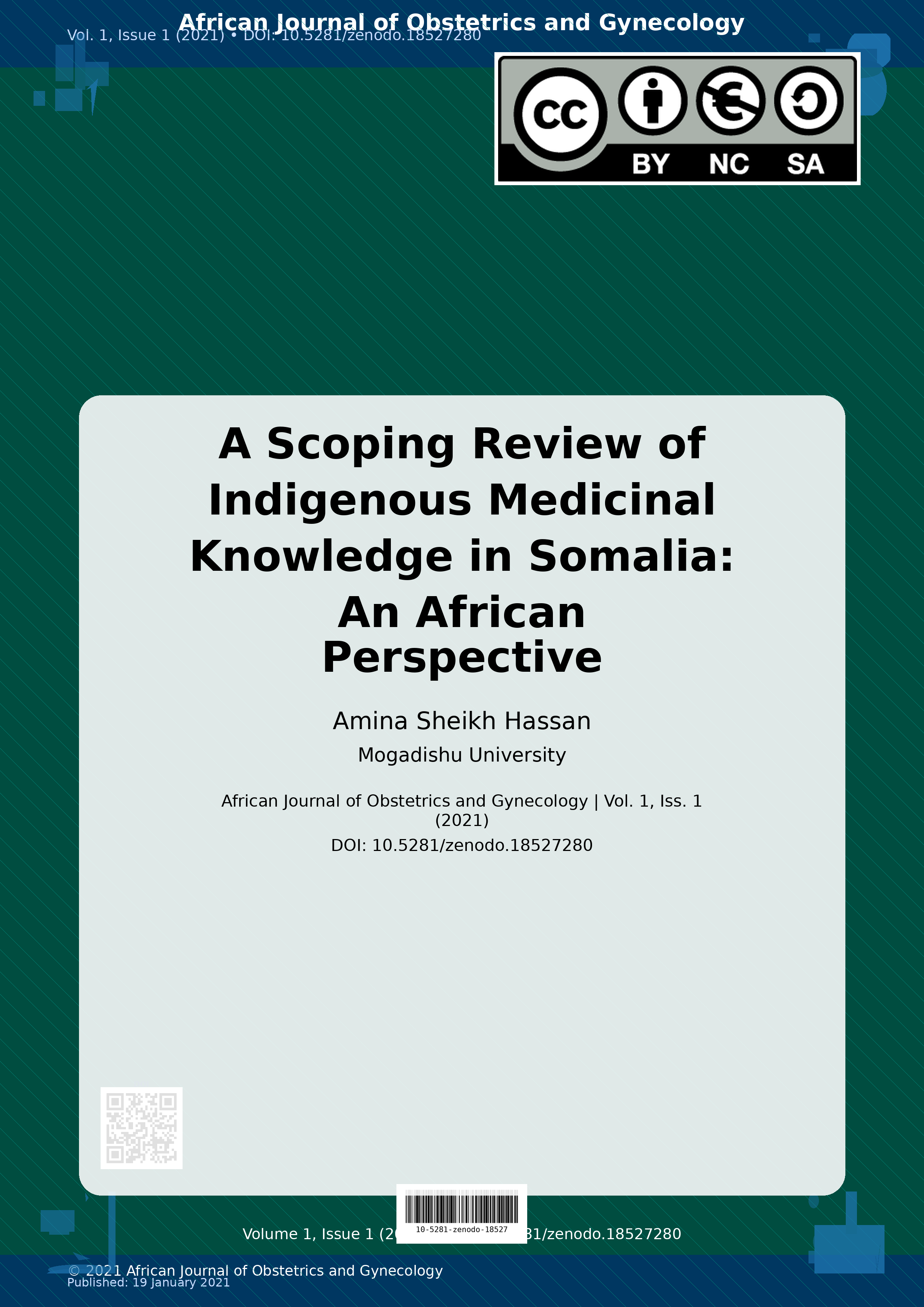 Cover image for: A Scoping Review of Indigenous Medicinal Knowledge in Somali