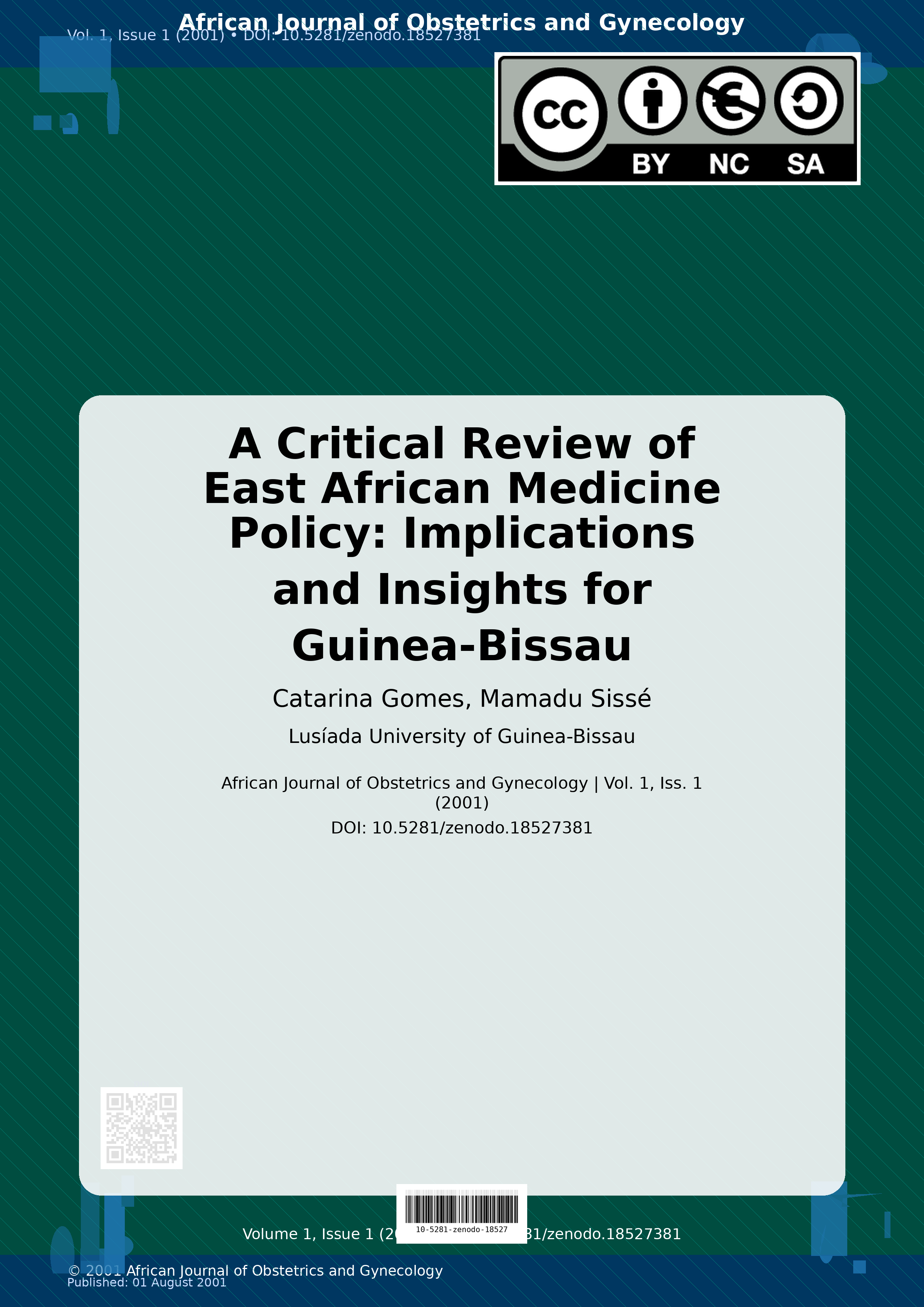 Cover image for: A Critical Review of East African Medicine Policy