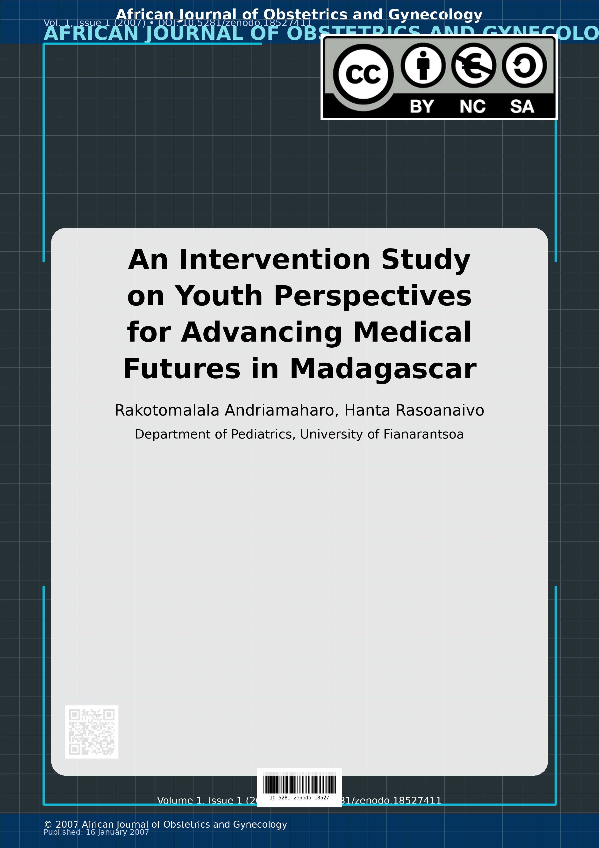Cover image for: An Intervention Study on Youth Perspectives for Advancing Me
