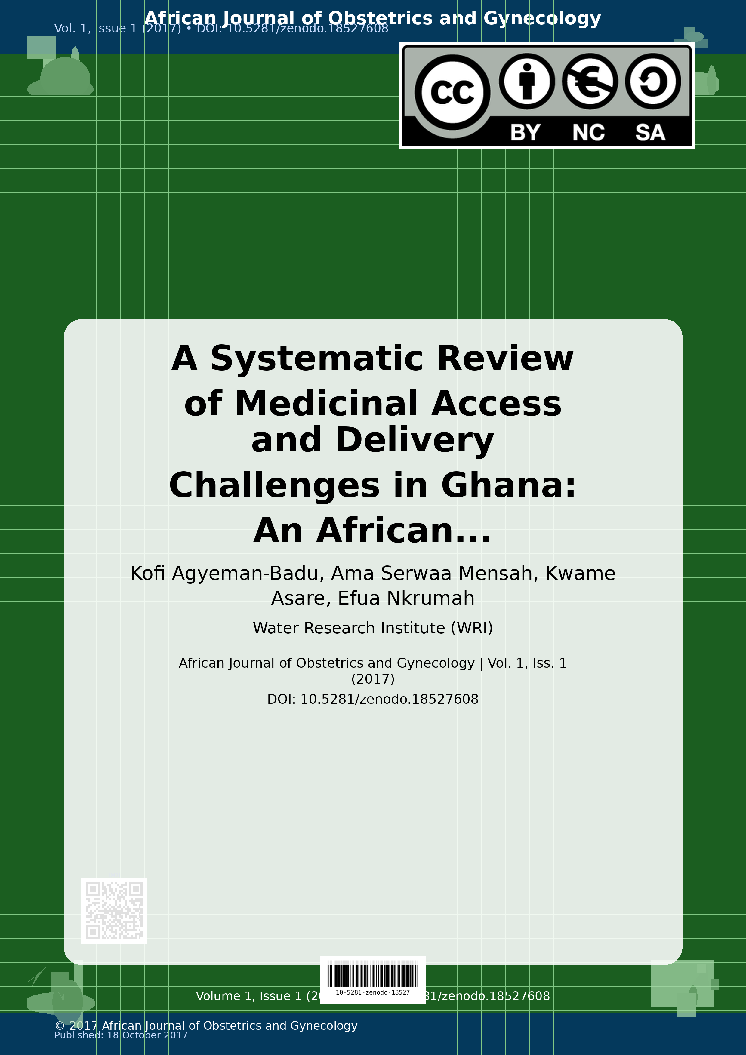 Cover image for: A Systematic Review of Medicinal Access and Delivery Challen