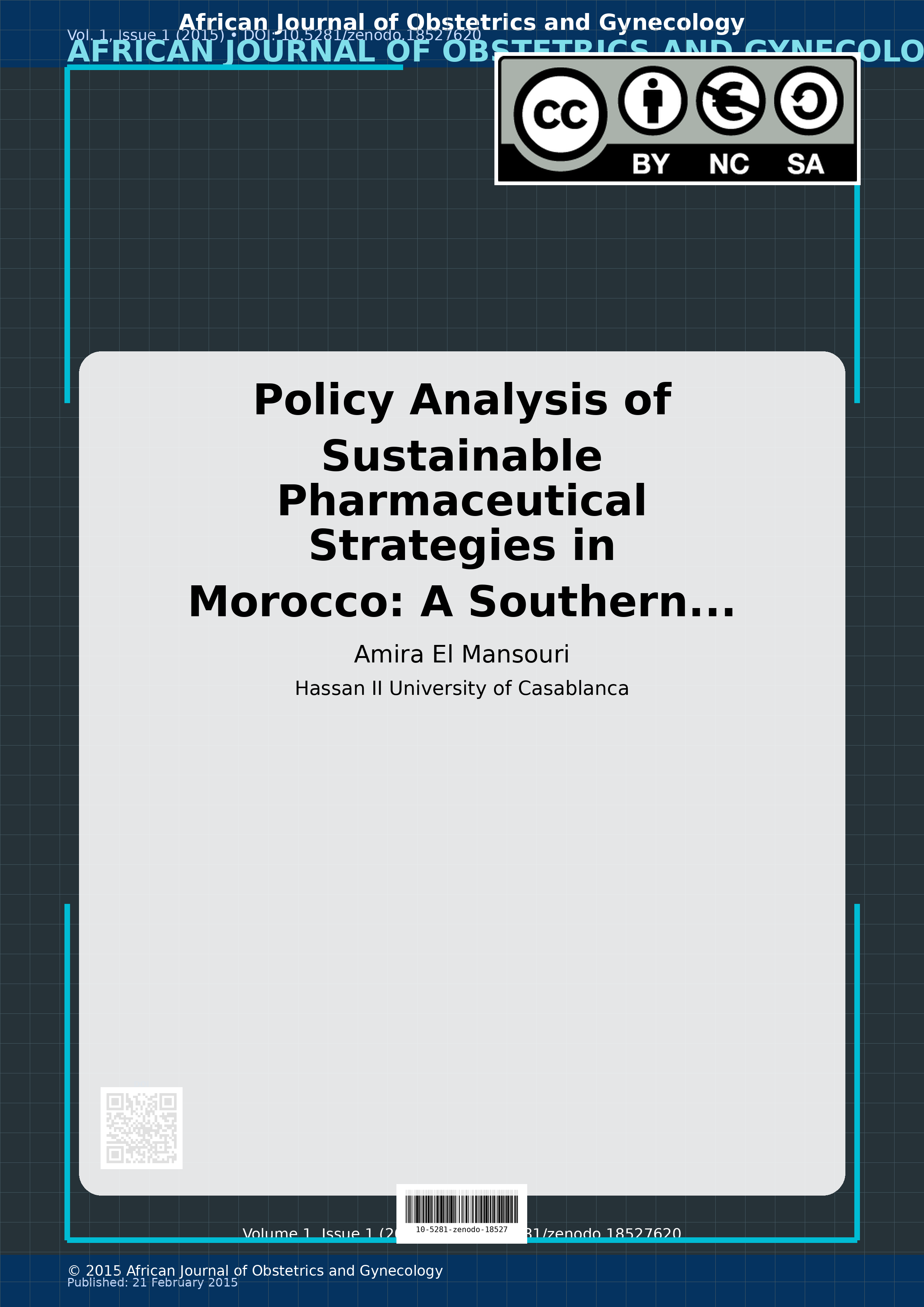 Cover image for: Policy Analysis of Sustainable Pharmaceutical Strategies in 