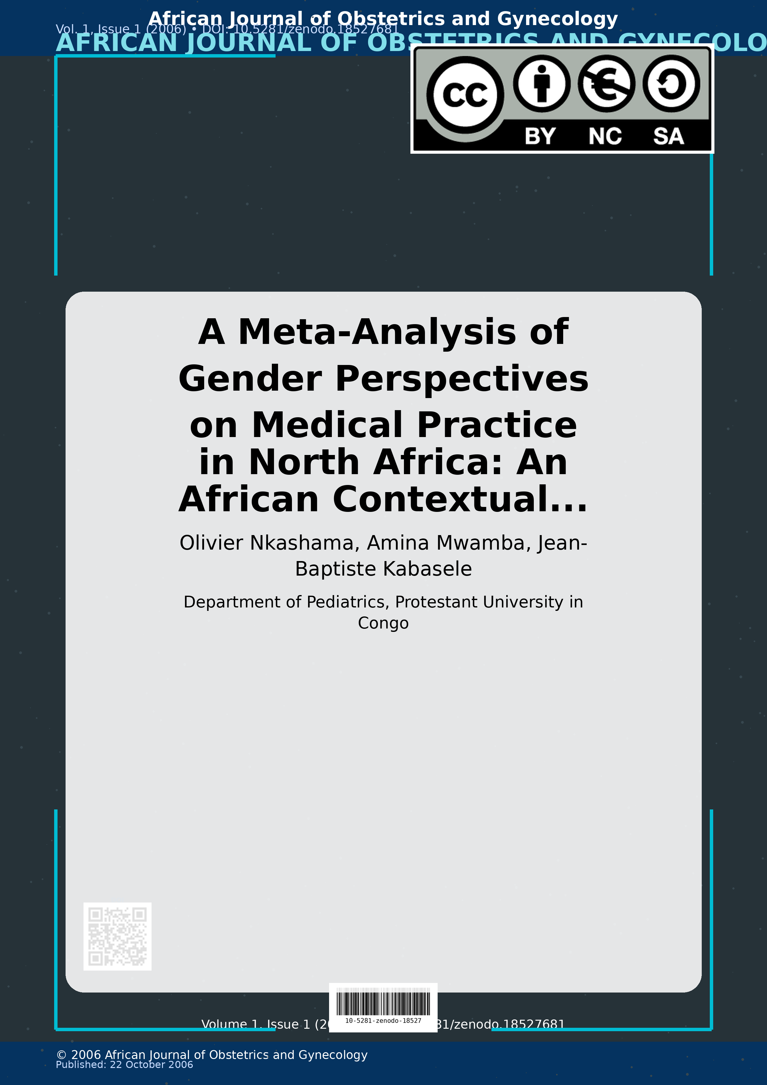 Cover image for: A Meta-Analysis of Gender Perspectives on Medical Practice i