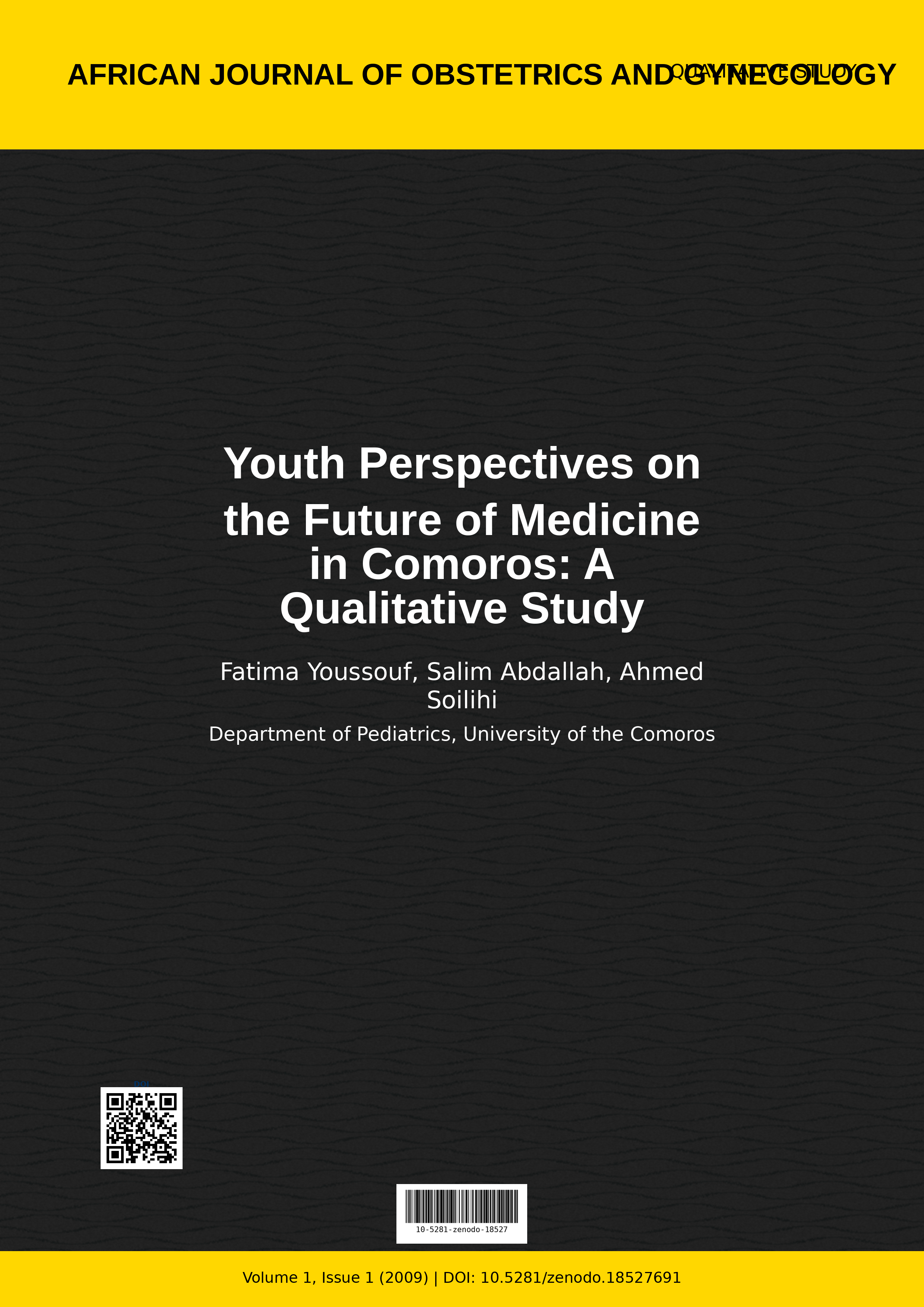 Cover image for: Youth Perspectives on the Future of Medicine in Comoros