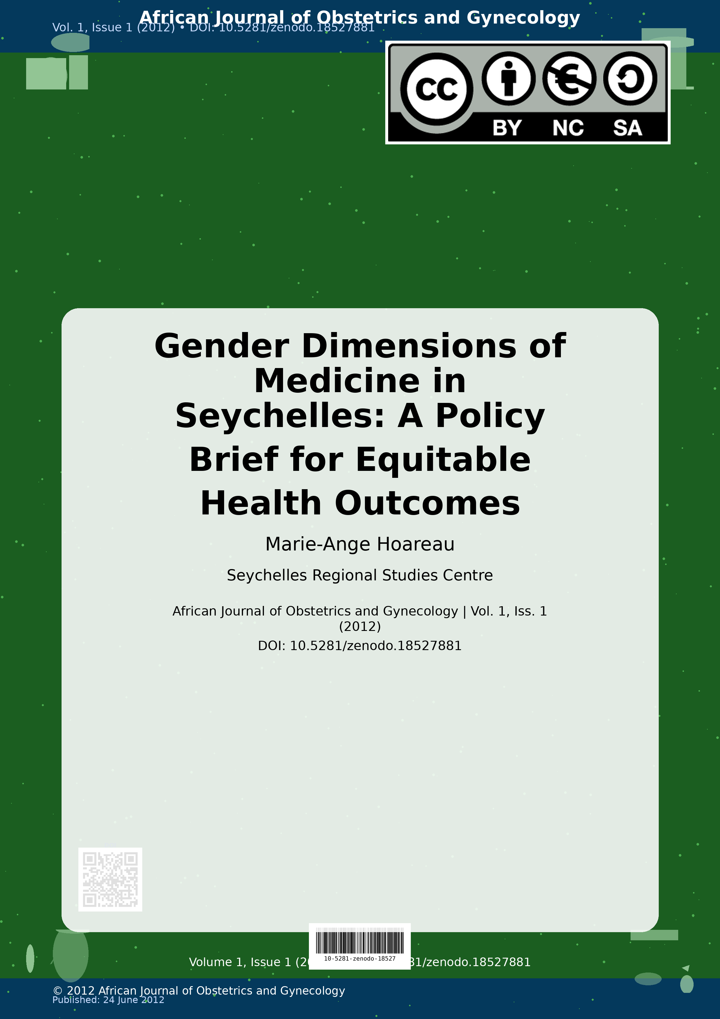 Cover image for: Gender Dimensions of Medicine in Seychelles