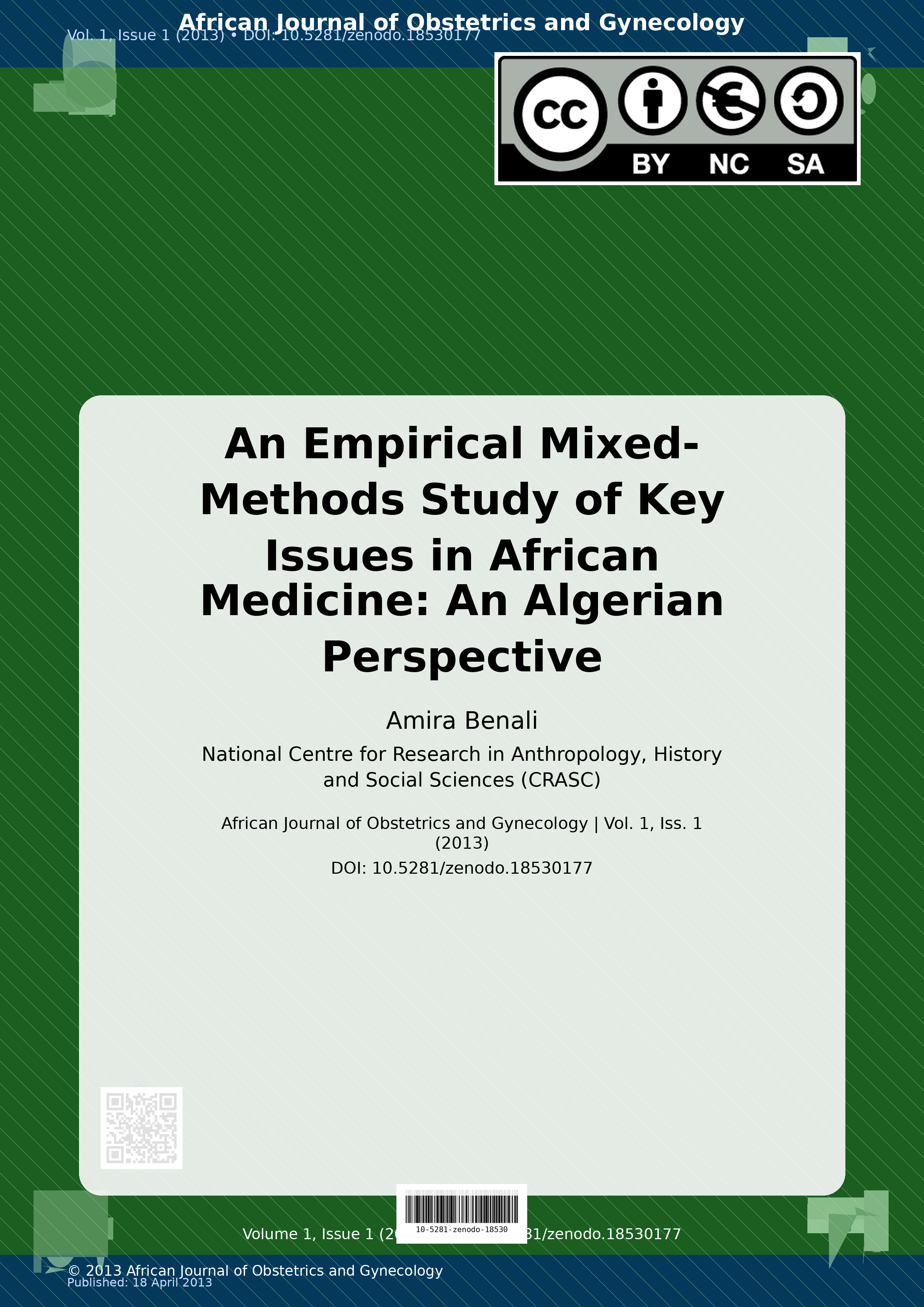 Cover image for: An Empirical Mixed-Methods Study of Key Issues in African Me