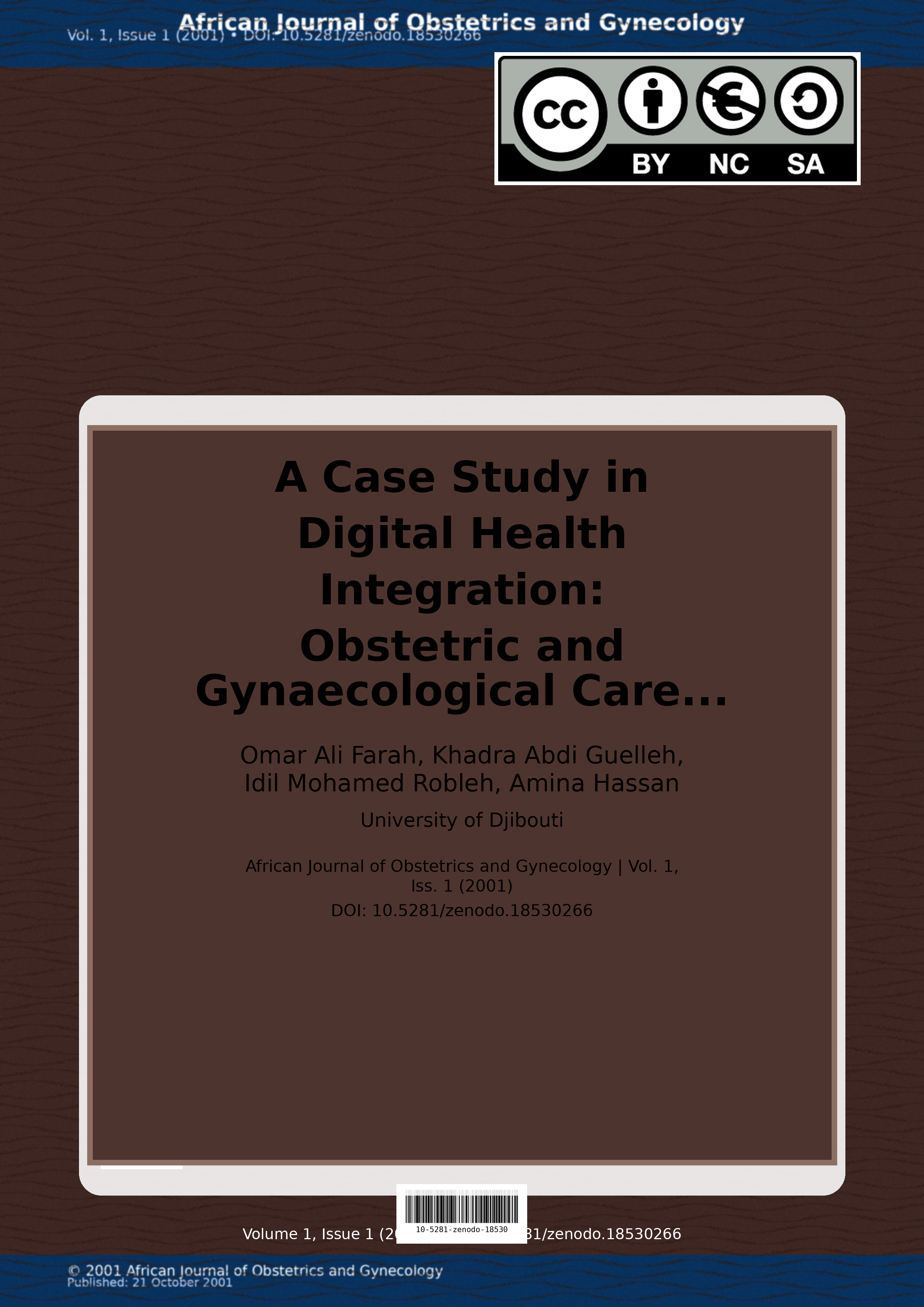 Cover image for: A Case Study in Digital Health Integration