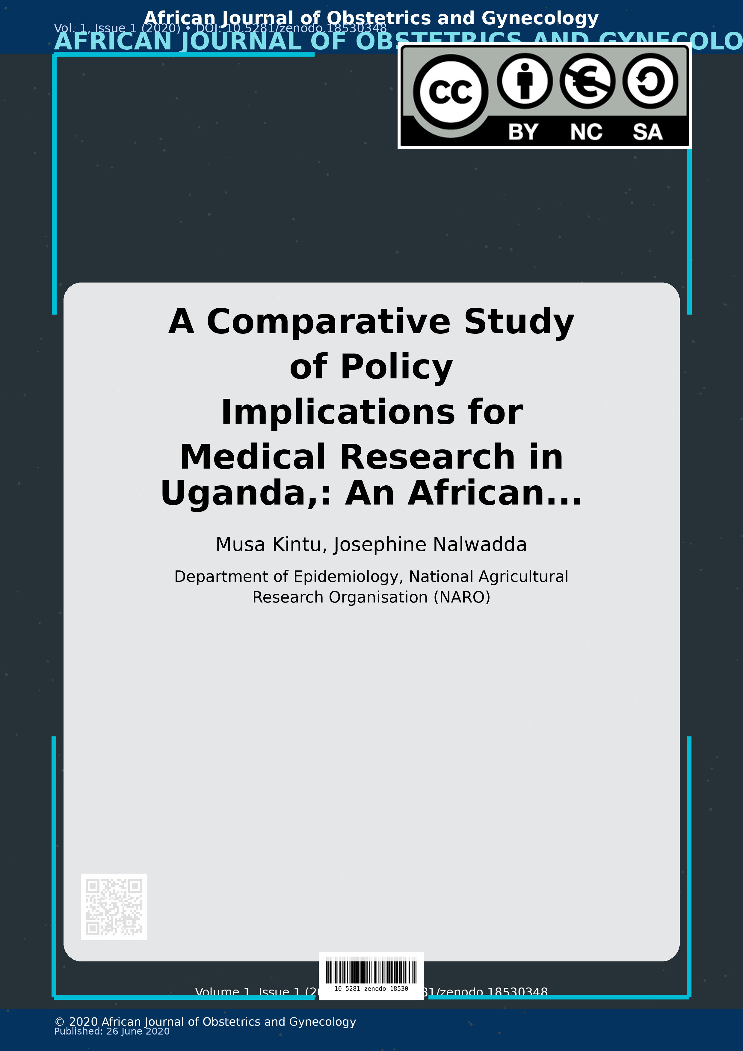 Cover image for: A Comparative Study of Policy Implications for Medical Resea