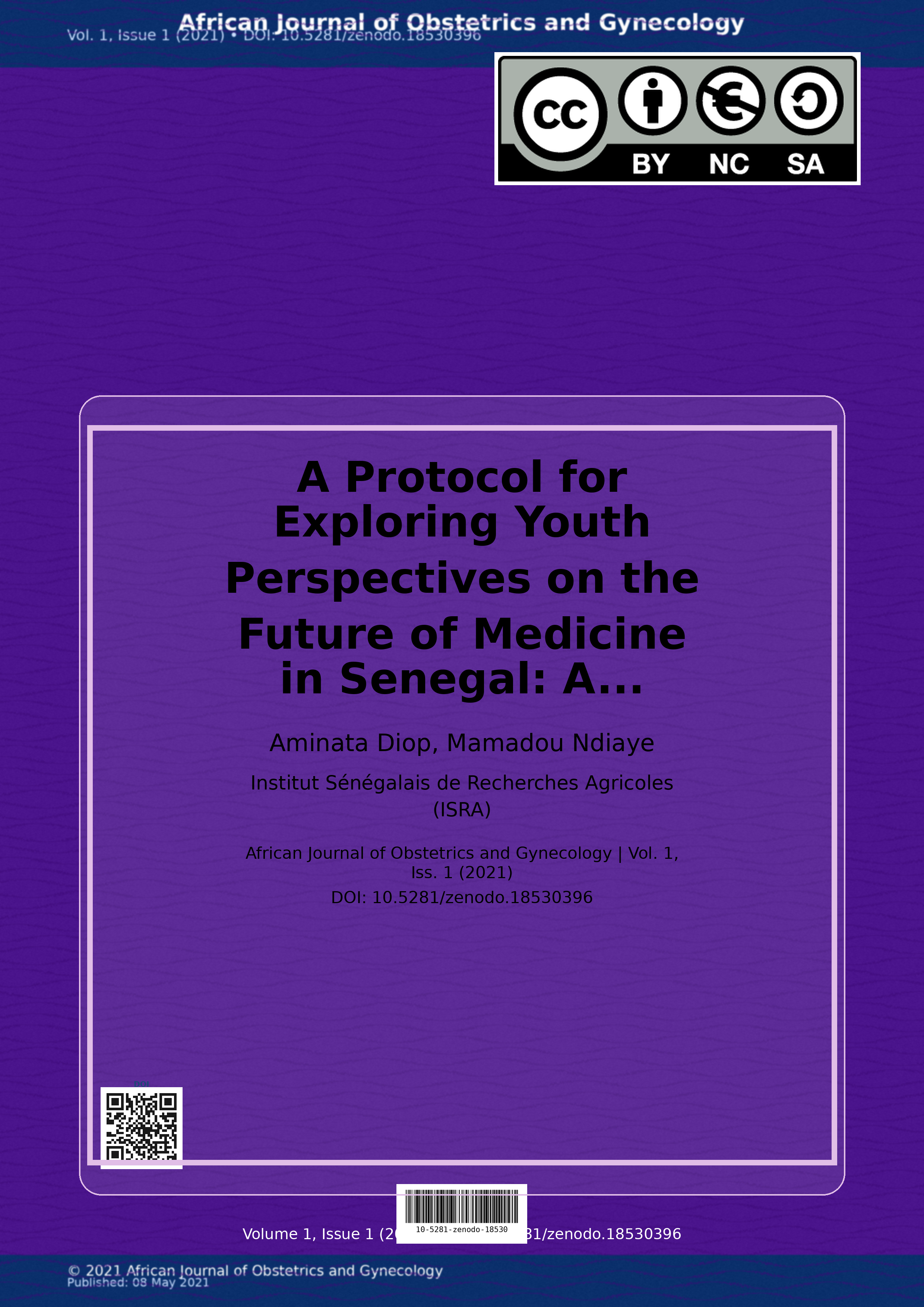 Cover image for: A Protocol for Exploring Youth Perspectives on the Future of