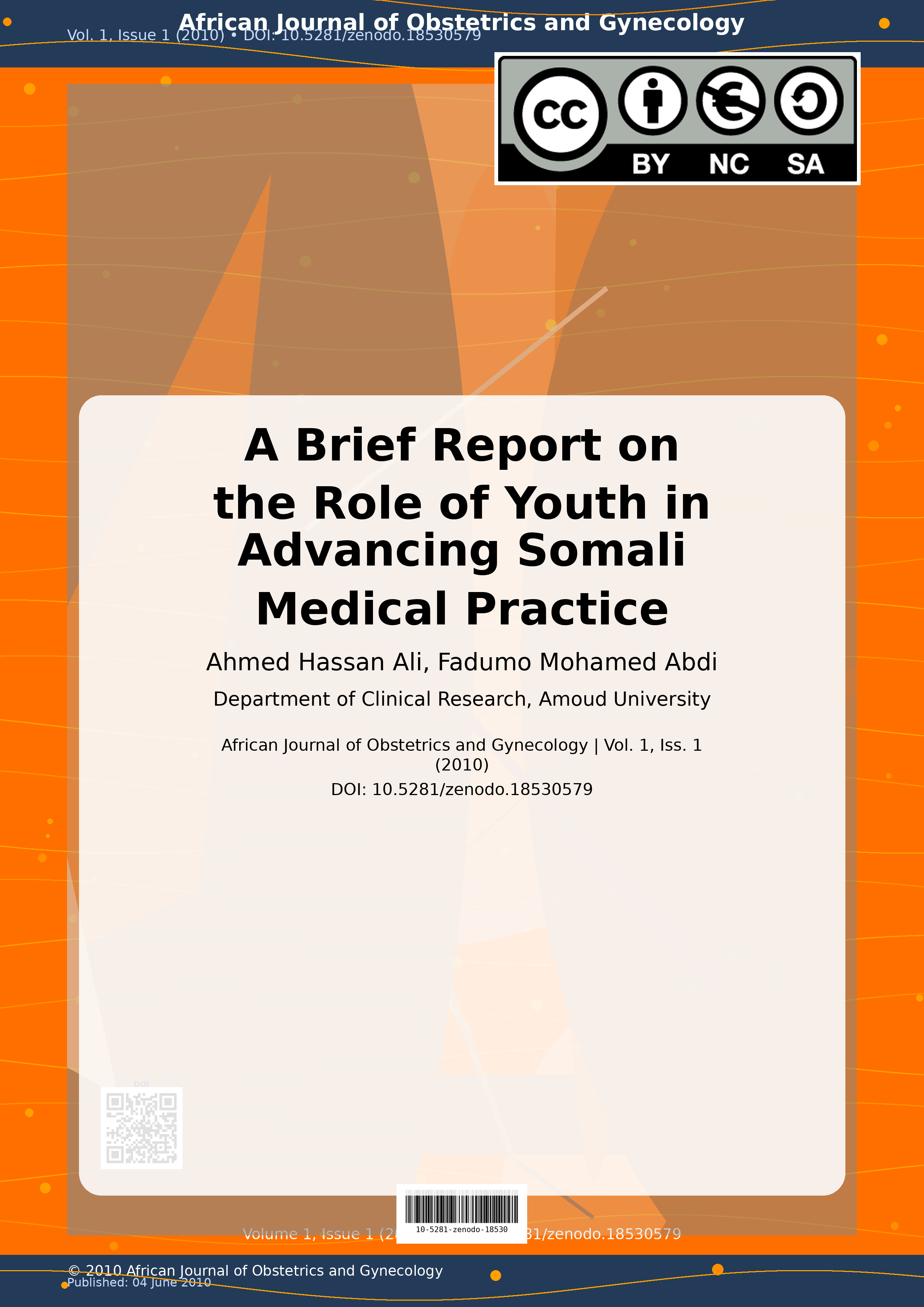 Cover image for: A Brief Report on the Role of Youth in Advancing Somali Medi
