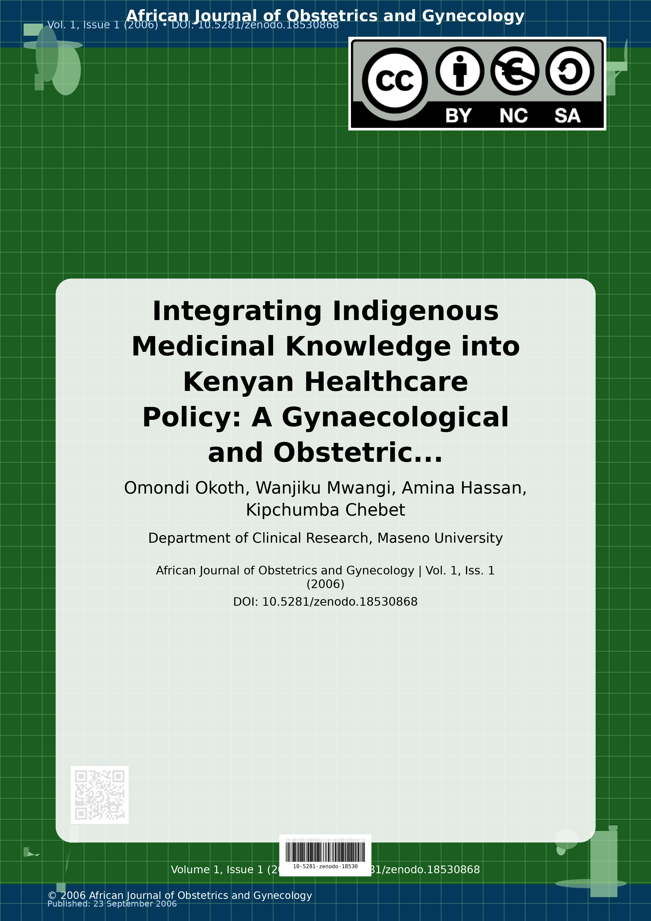 Cover image for: Integrating Indigenous Medicinal Knowledge into Kenyan Healt
