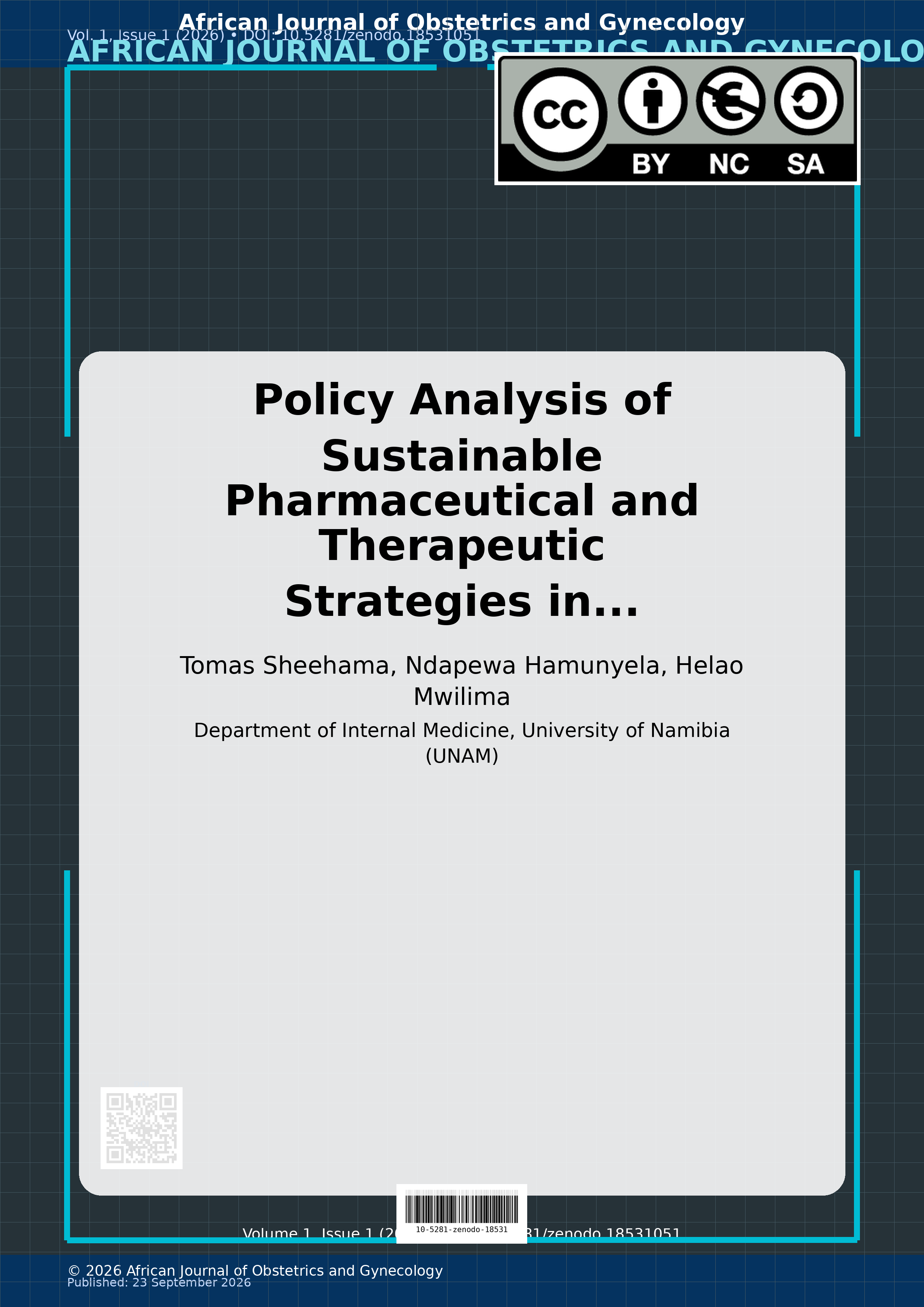 Cover image for: Policy Analysis of Sustainable Pharmaceutical and Therapeuti