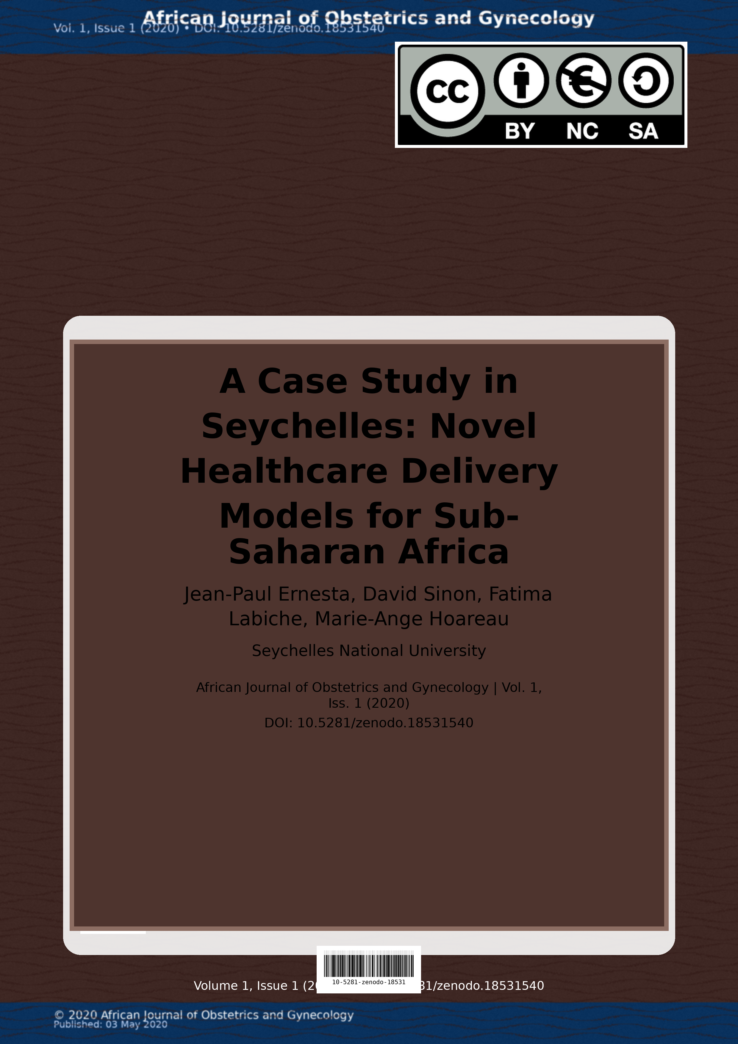 Cover image for: A Case Study in Seychelles