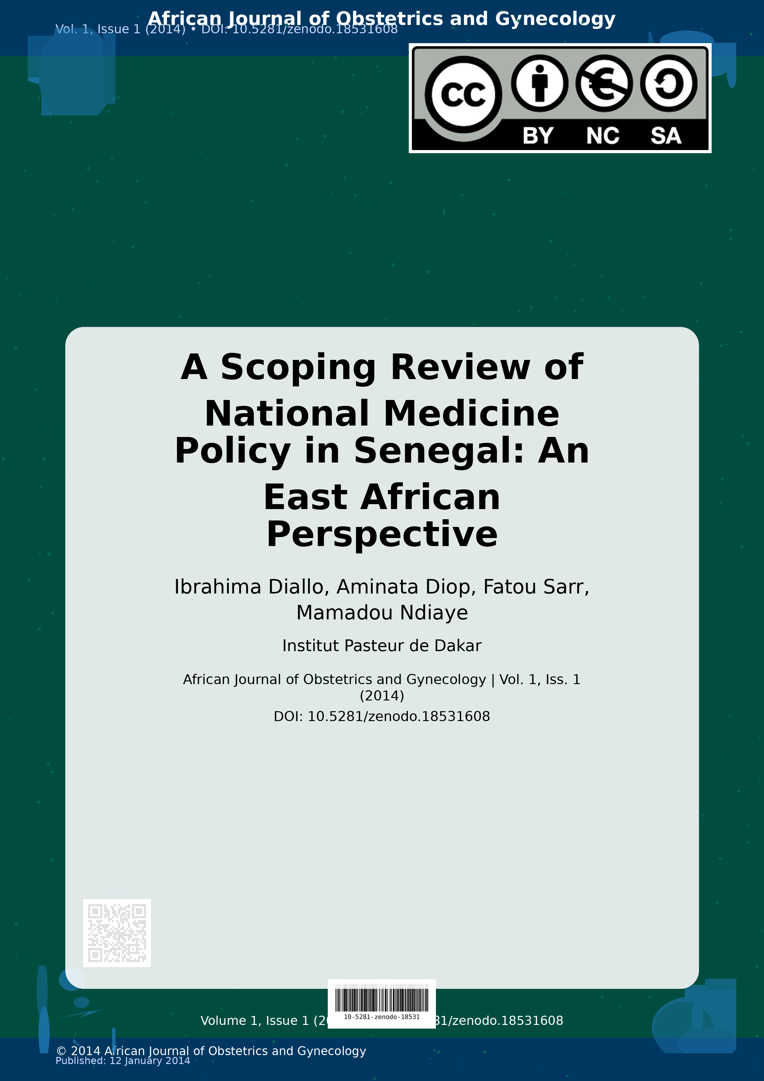 Cover image for: A Scoping Review of National Medicine Policy in Senegal
