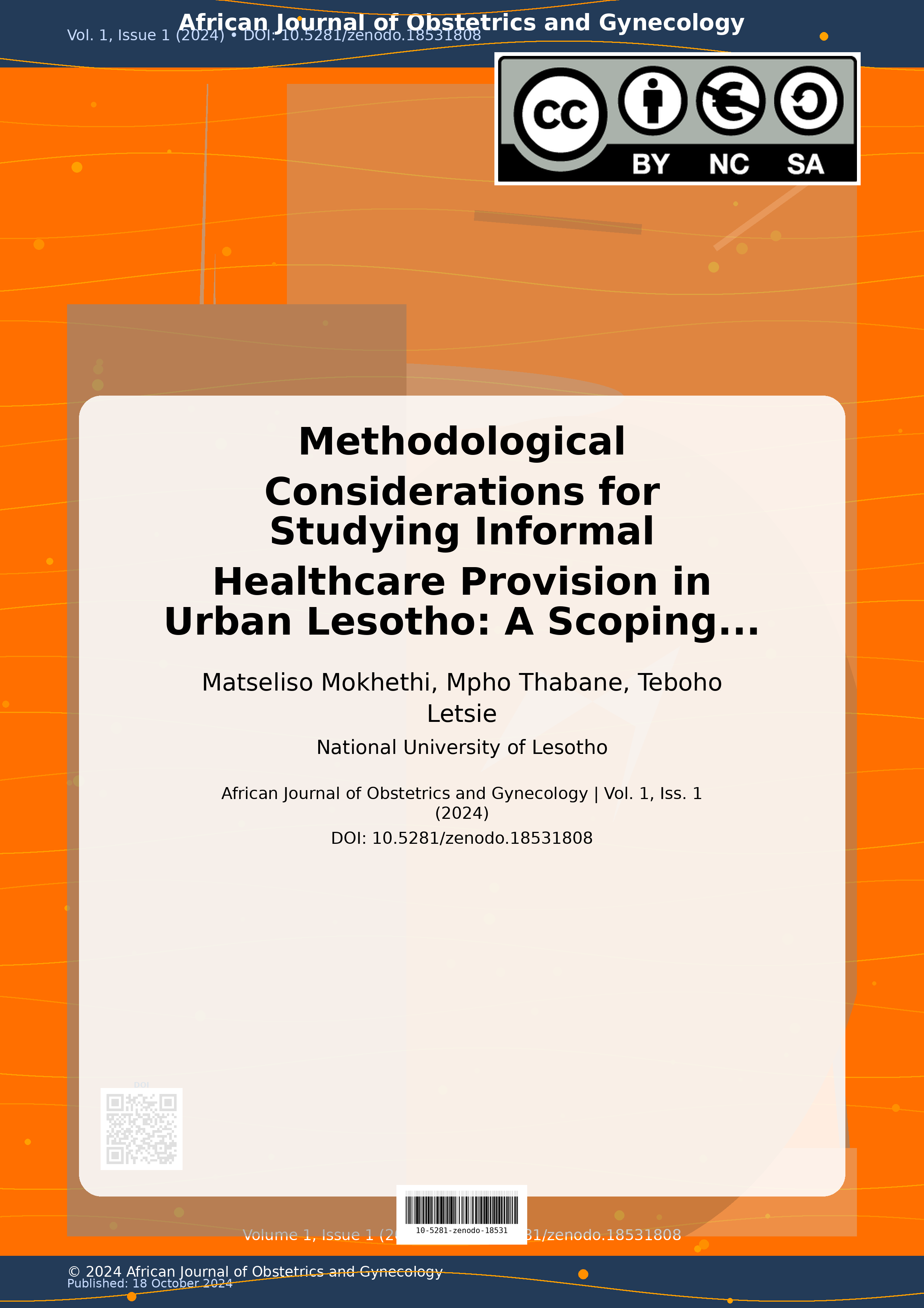 Cover image for: Methodological Considerations for Studying Informal Healthca