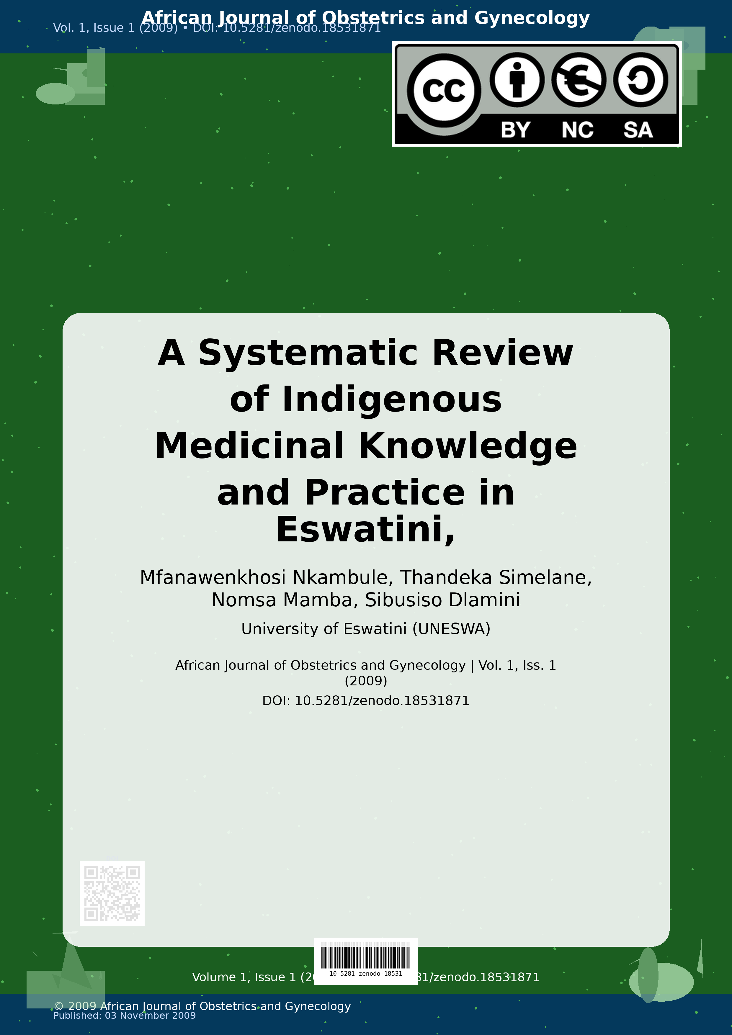 Cover image for: A Systematic Review of Indigenous Medicinal Knowledge and Pr