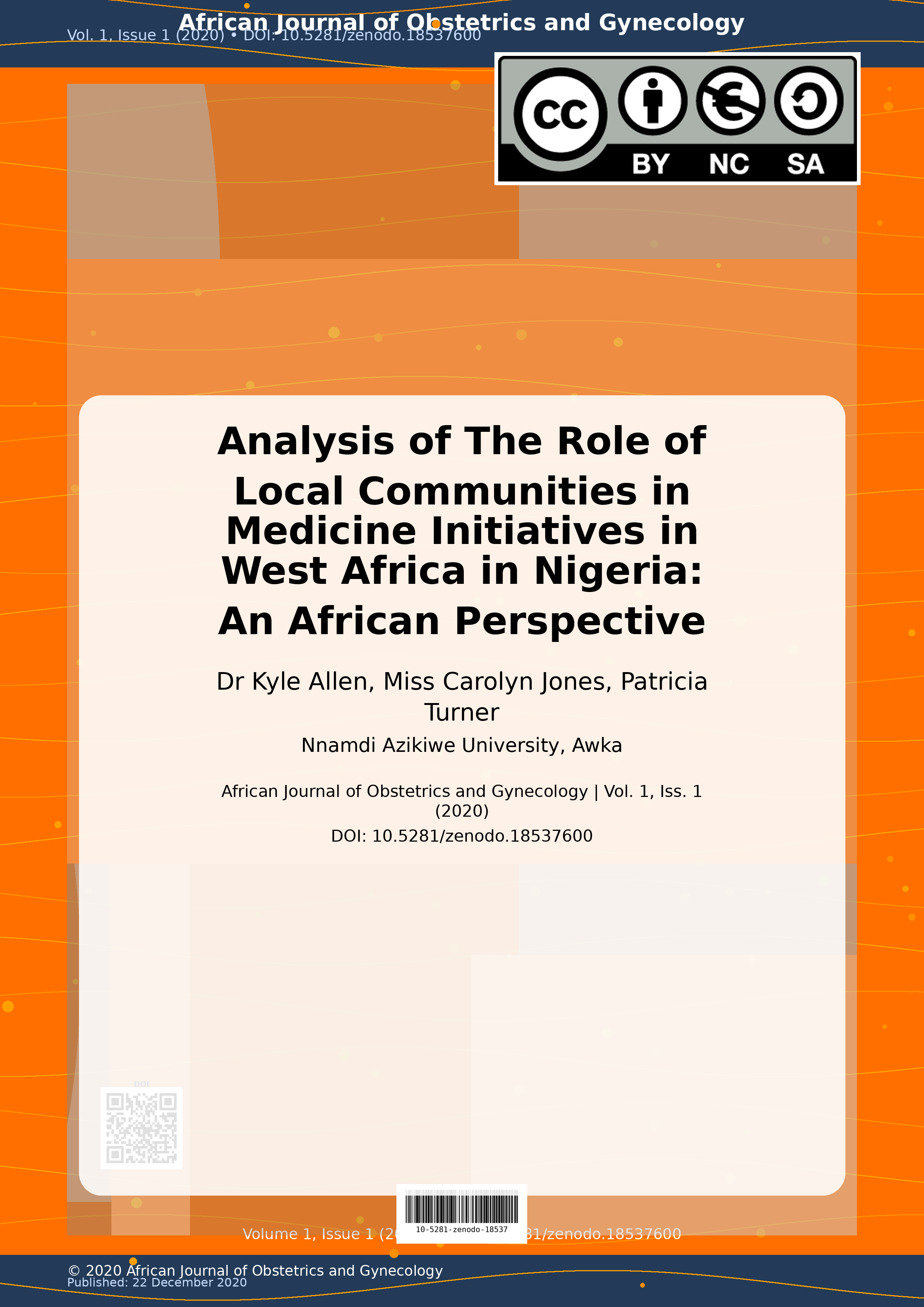 Cover image for: Analysis of The Role of Local Communities in Medicine Initia