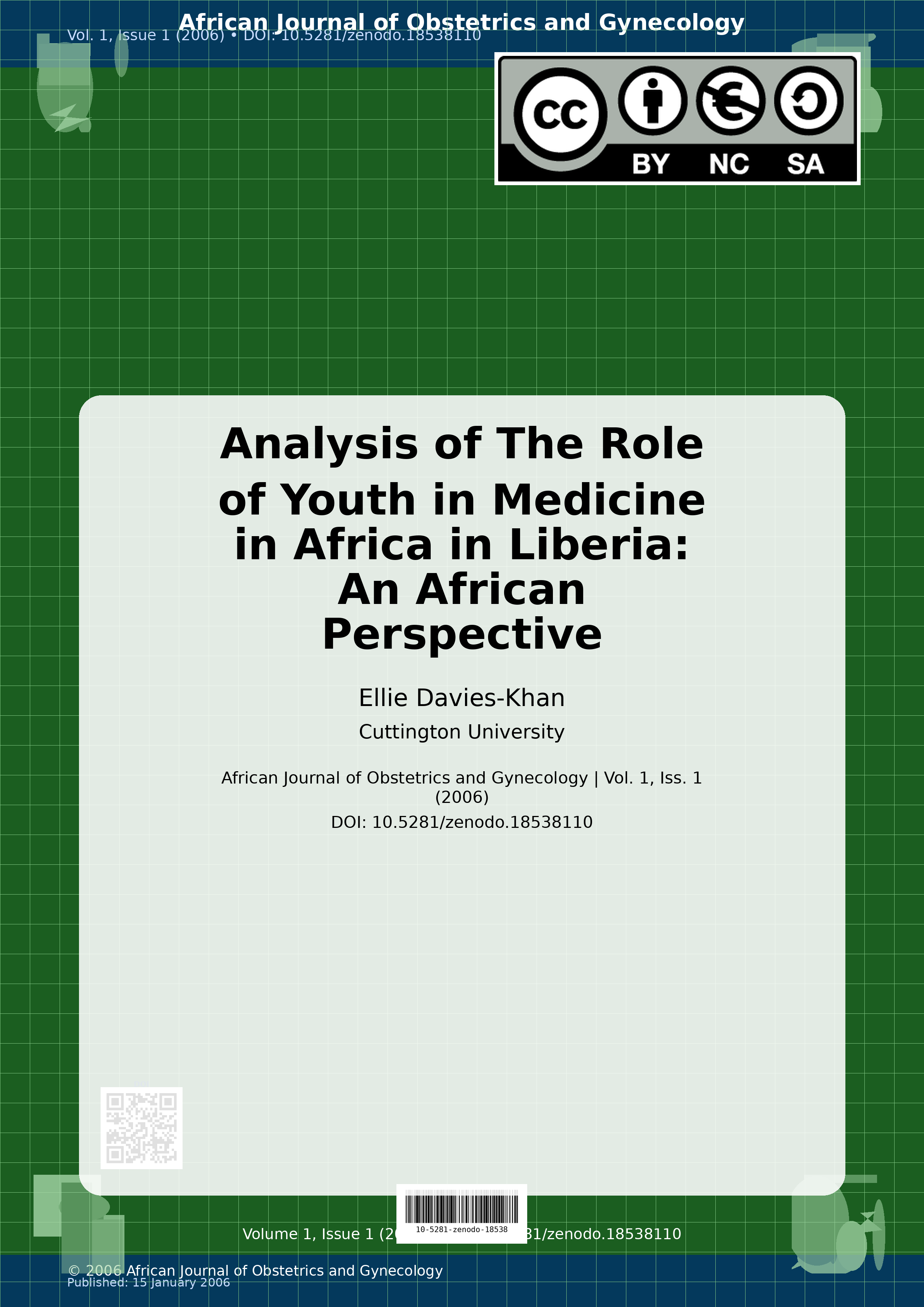 Cover image for: Analysis of The Role of Youth in Medicine in Africa in Liber