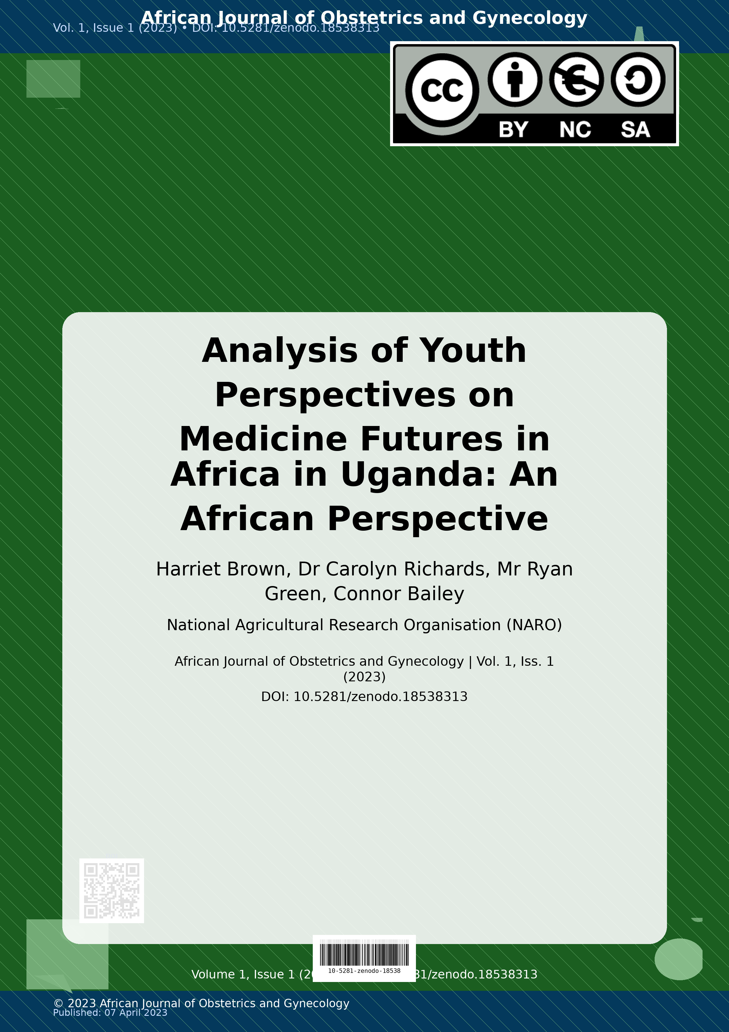 Cover image for: Analysis of Youth Perspectives on Medicine Futures in Africa