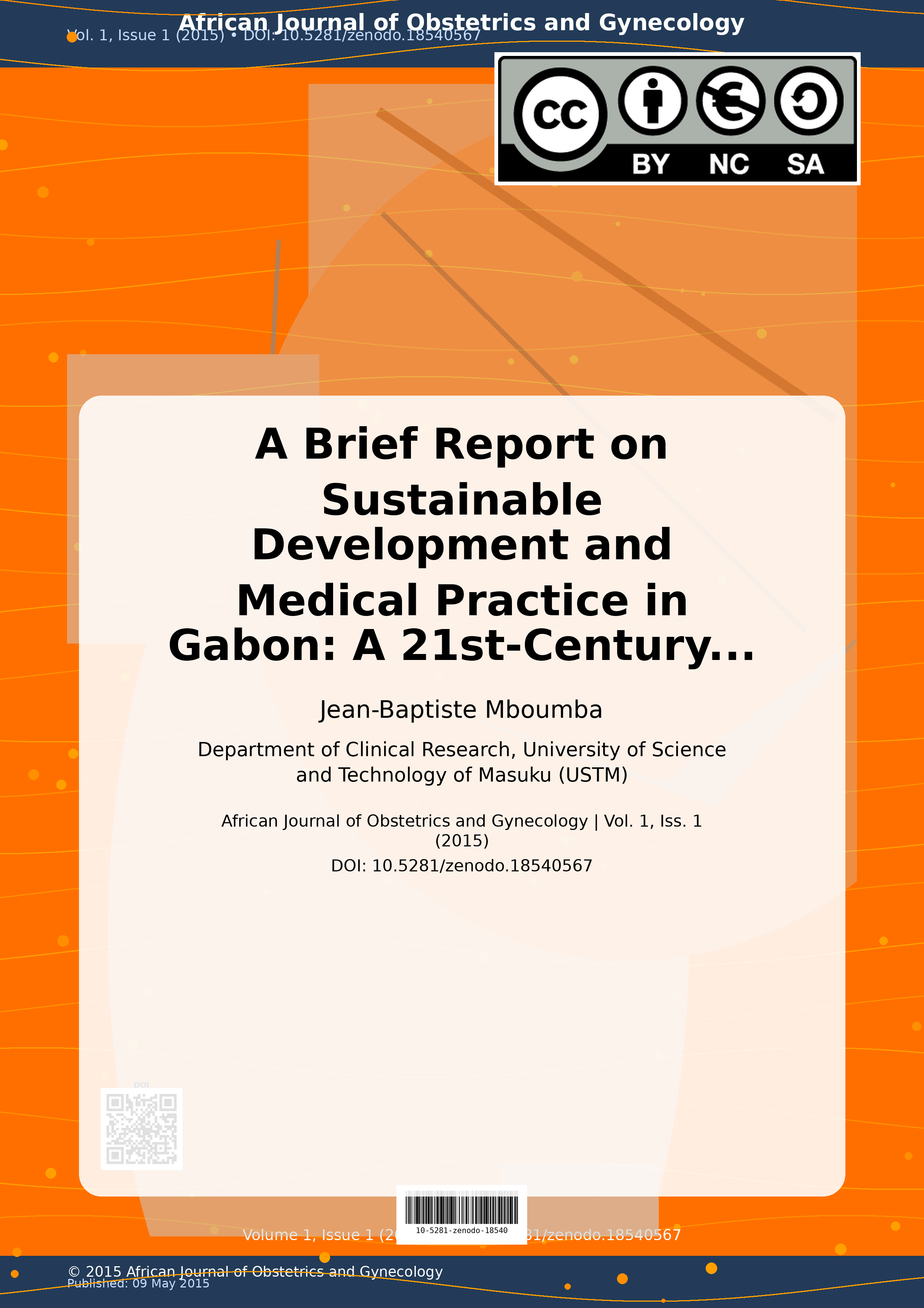 Cover image for: A Brief Report on Sustainable Development and Medical Practi