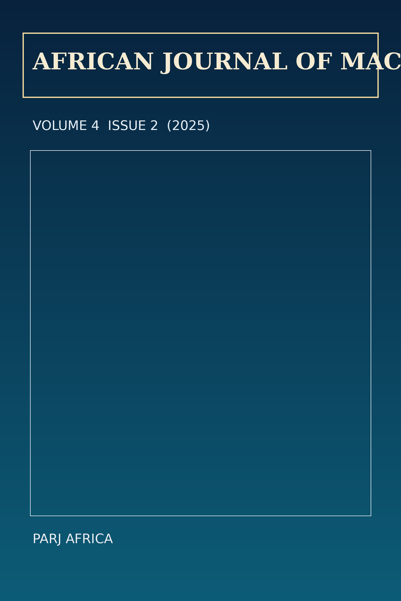 Cover image for African Journal of Machine Learning and Urban Systems, Volume 4, Issue 2 (2025)